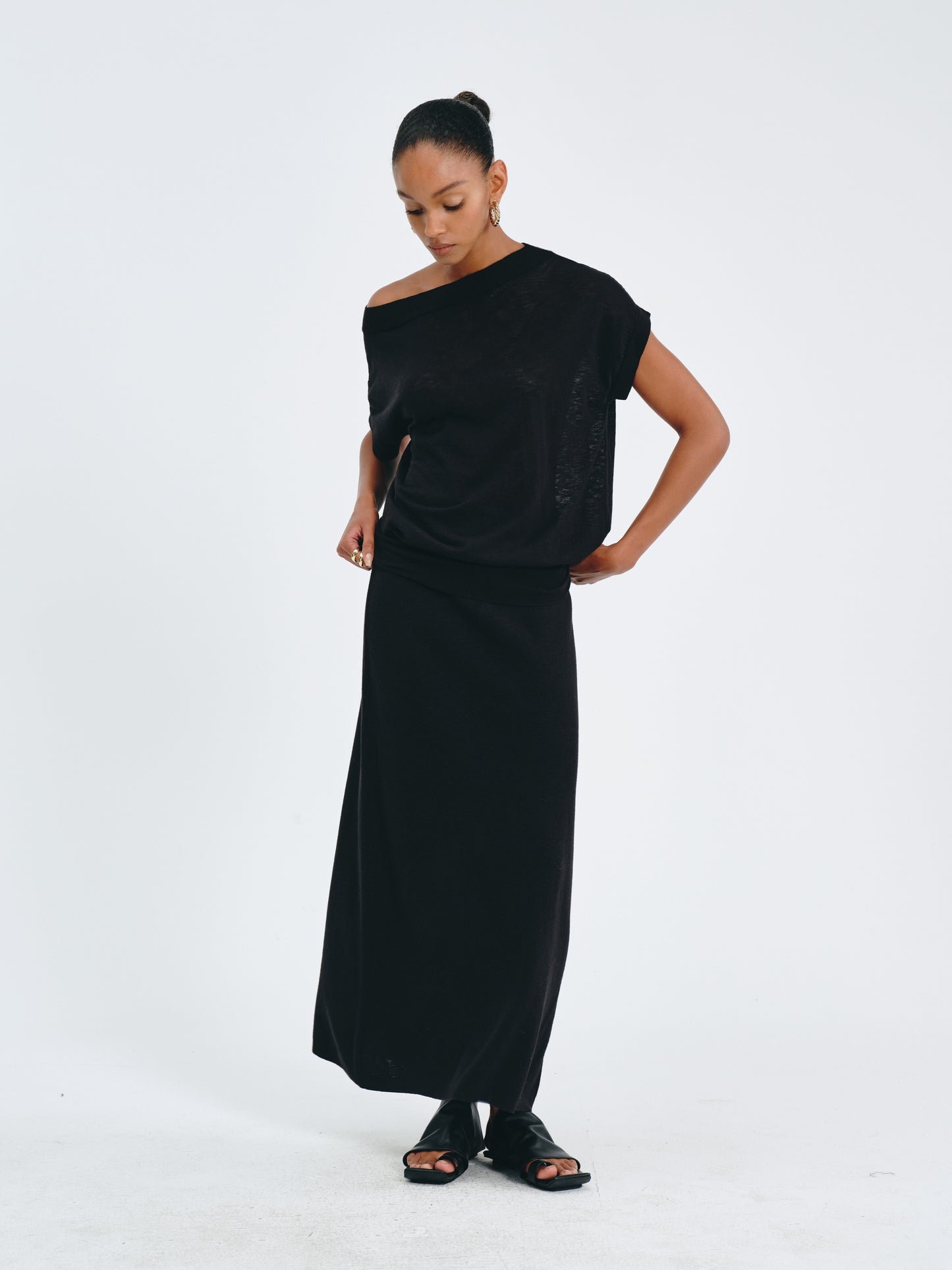 Velvet Flow Skirt