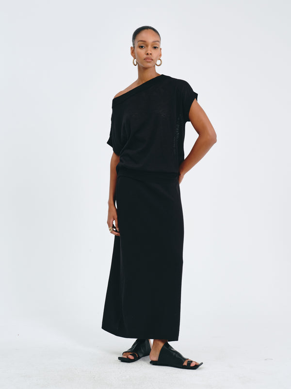 Velvet Flow Skirt
