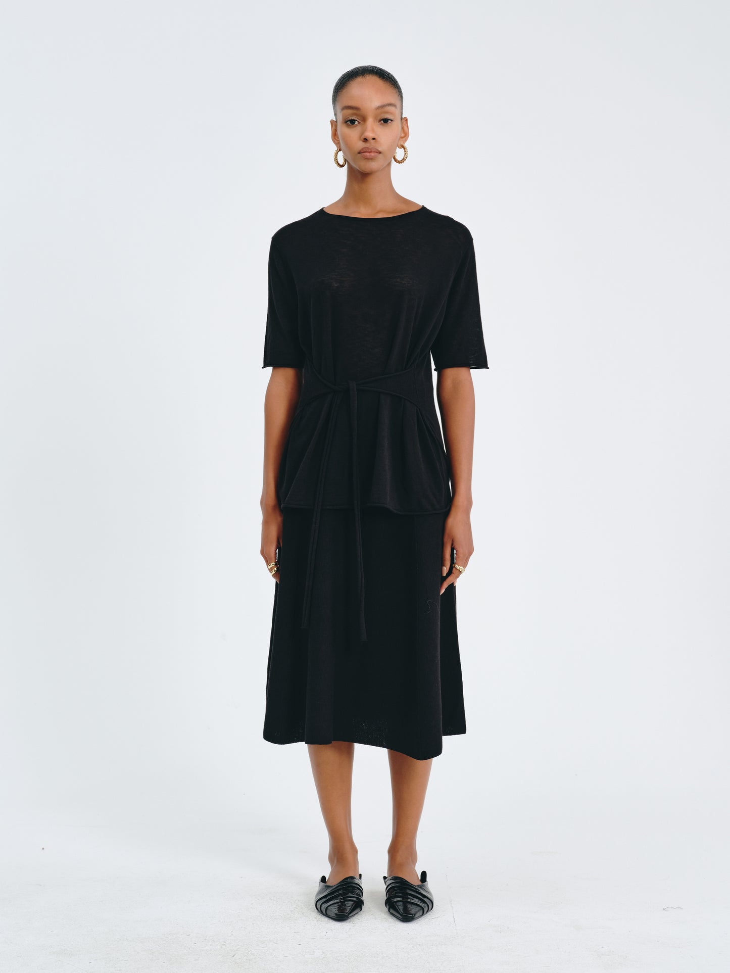 Sculpted A-Line Skirt