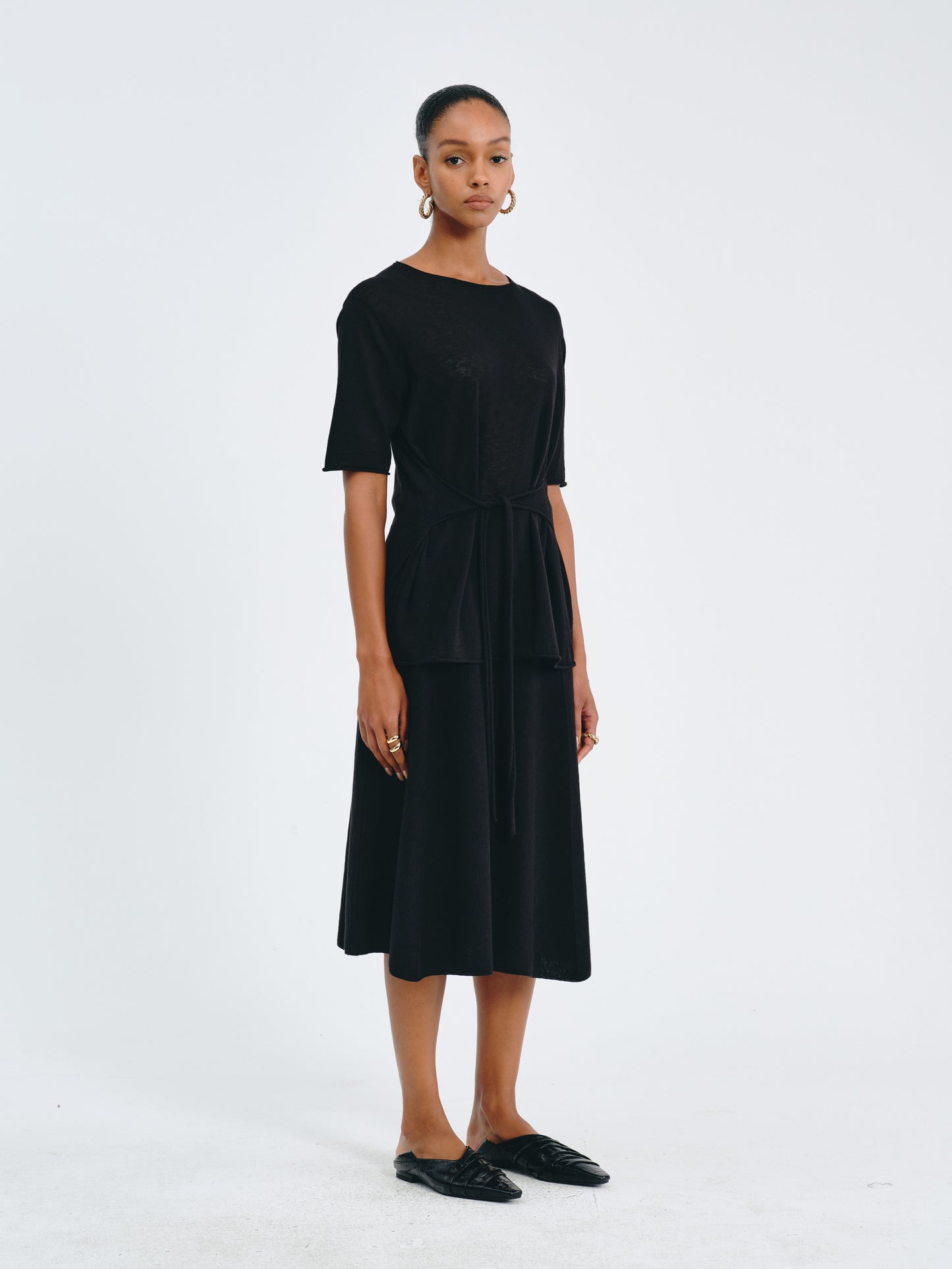 Sculpted A-Line Skirt
