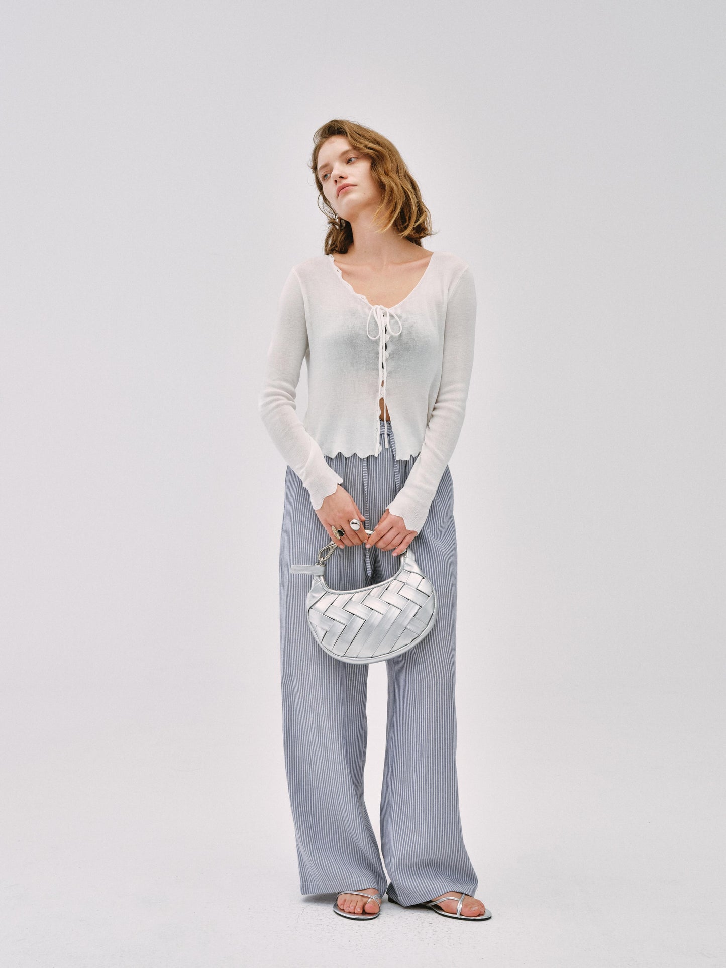 Ripple Tie Cardigan