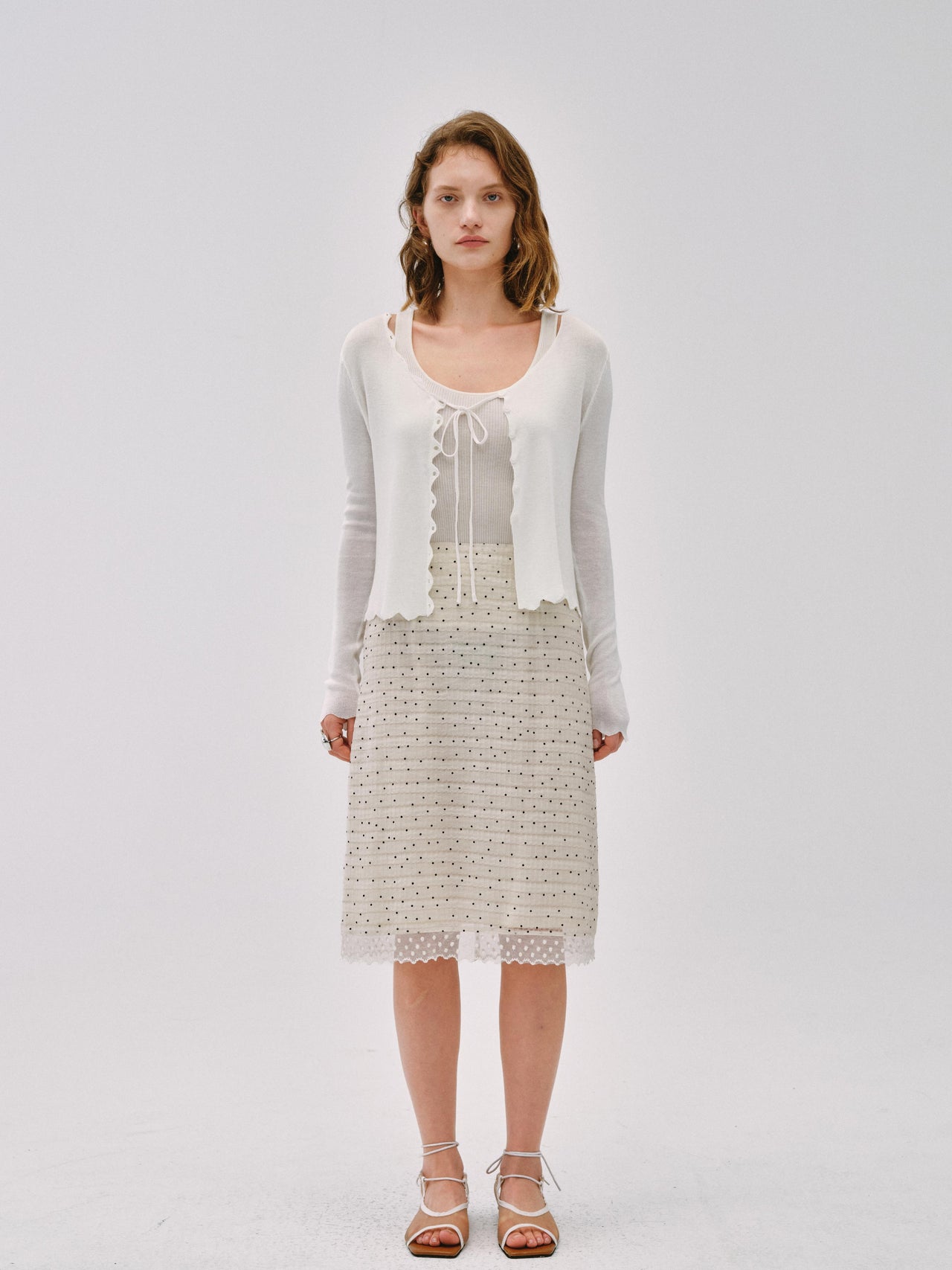 Ripple Tie Cardigan