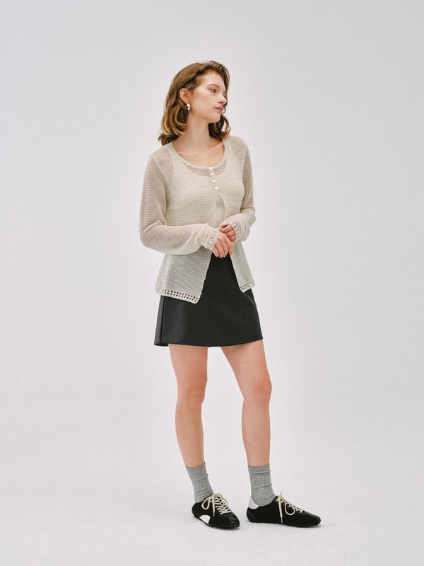 Eclipse Pleat Skirt