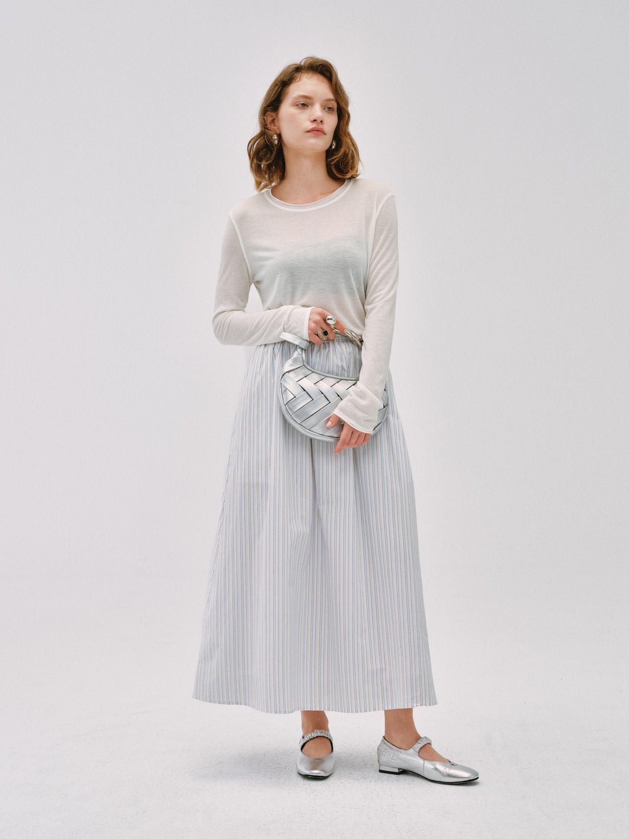 Wisp Stripe Skirt