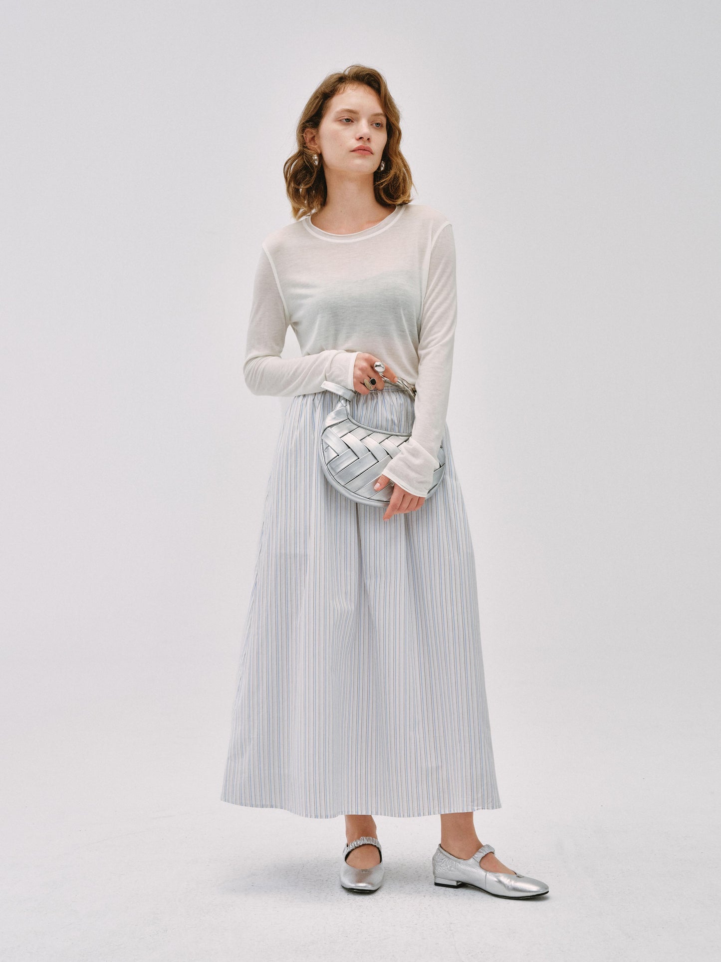 Wisp Stripe Skirt