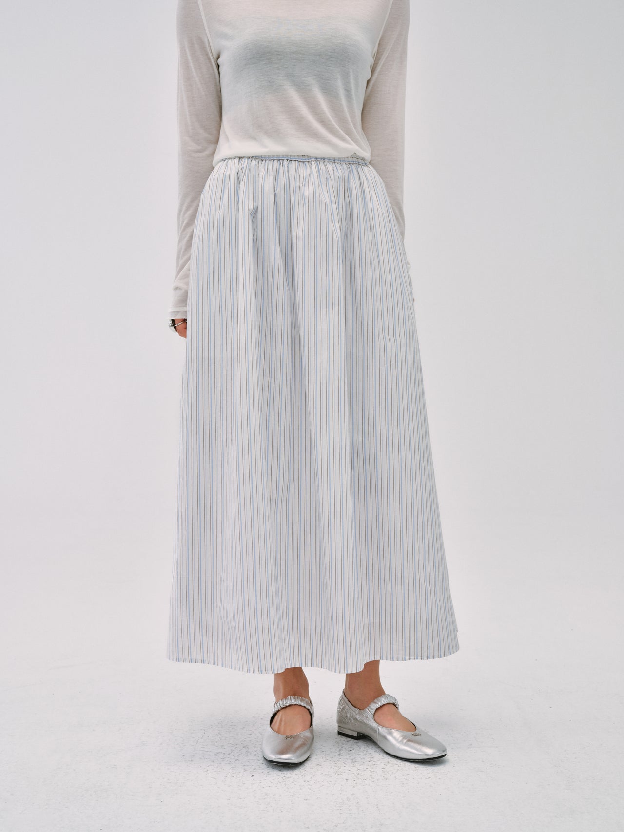 Wisp Stripe Skirt