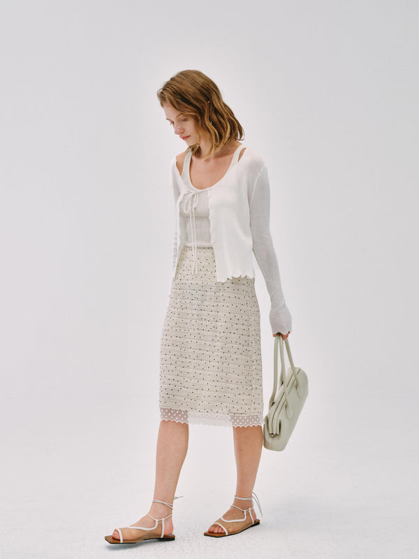 Ripple Tie Cardigan