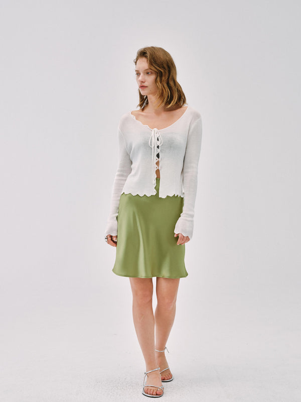 Ripple Tie Cardigan