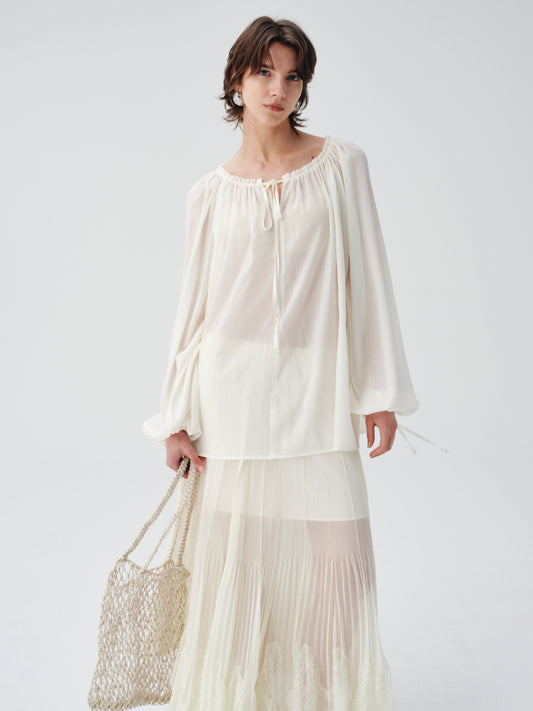 Elan Veil Blouse