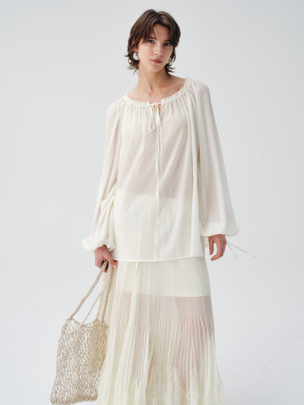 Elan Veil Blouse