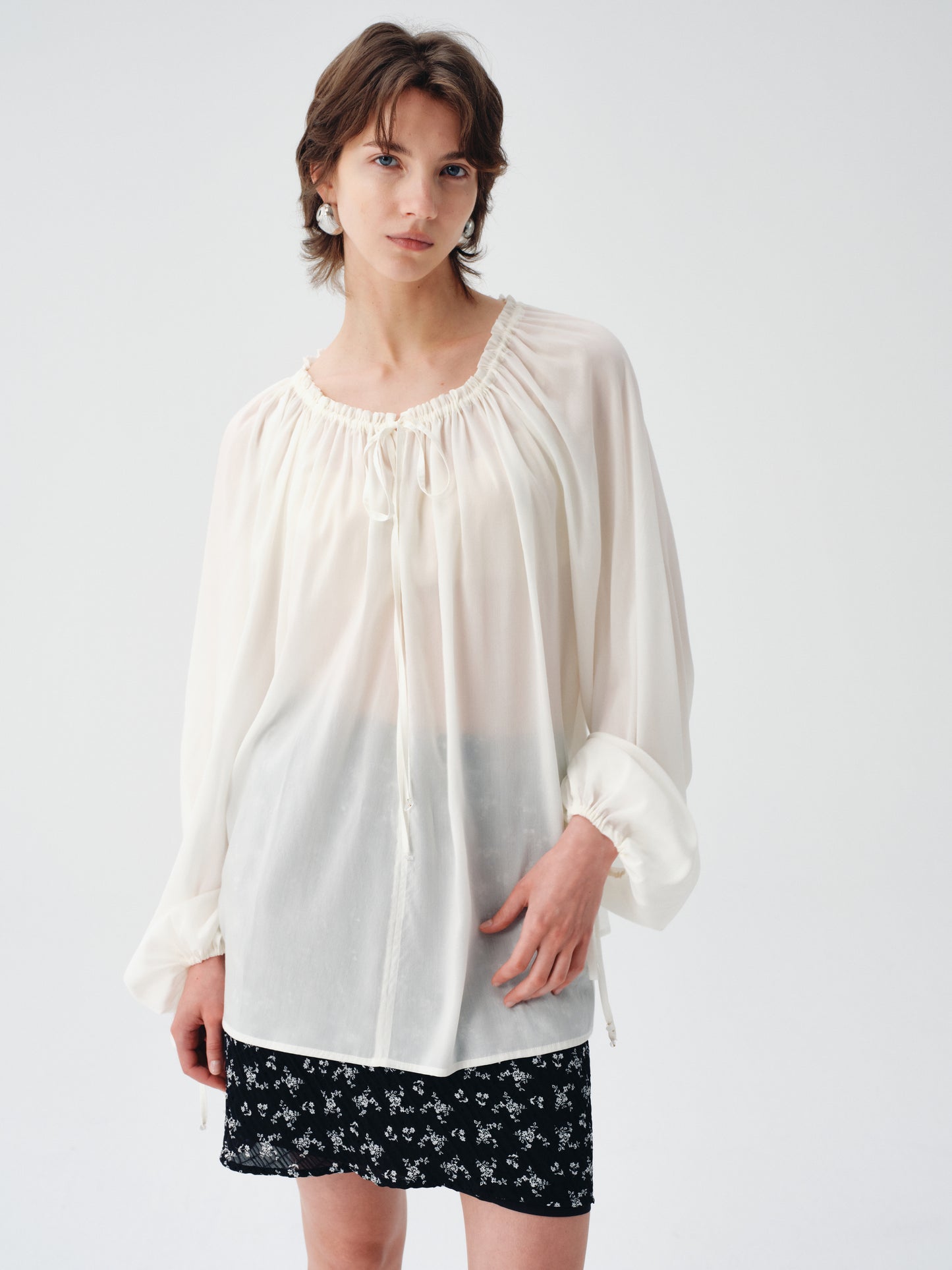 Elan Veil Blouse