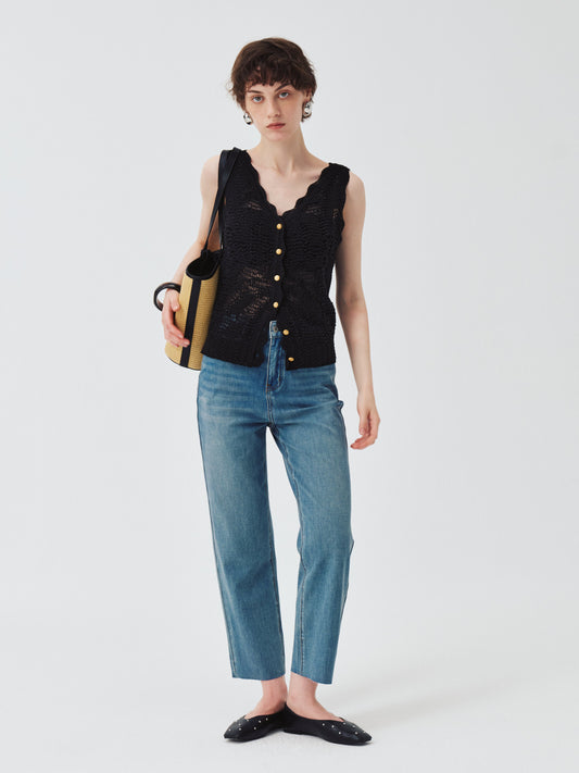 Aven Openwork Vest