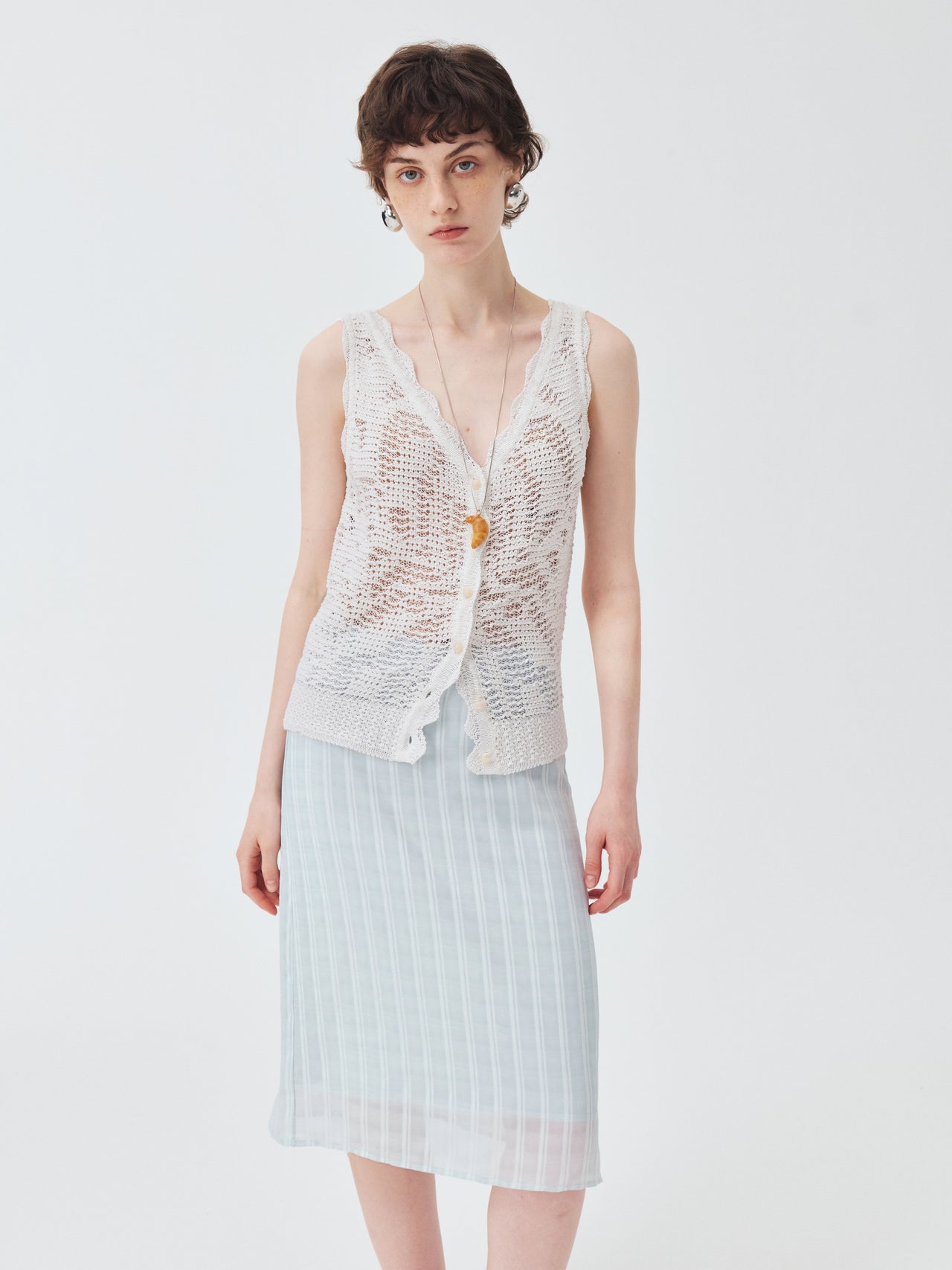 Aven Openwork Vest