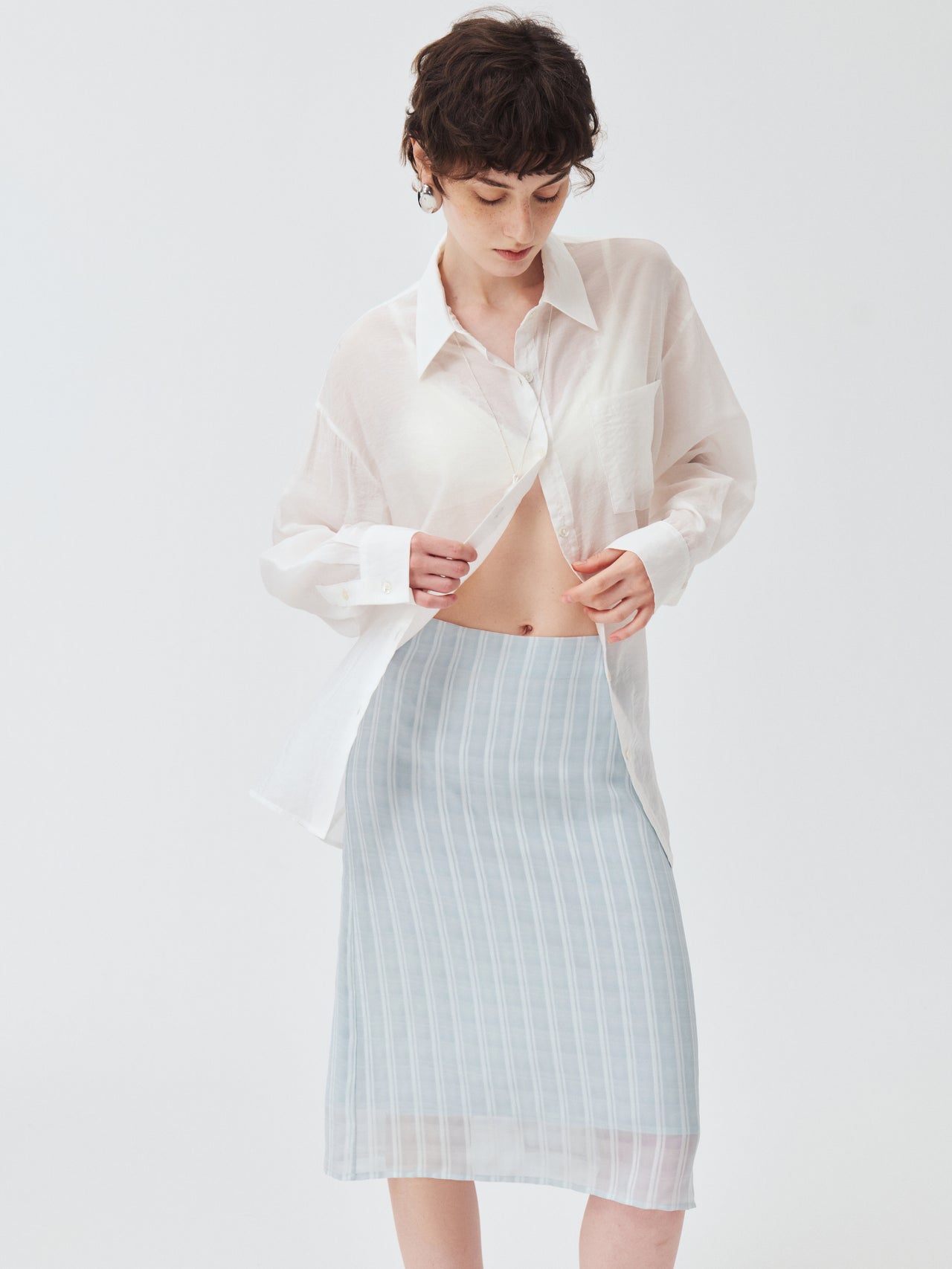 Vela Stripe Skirt