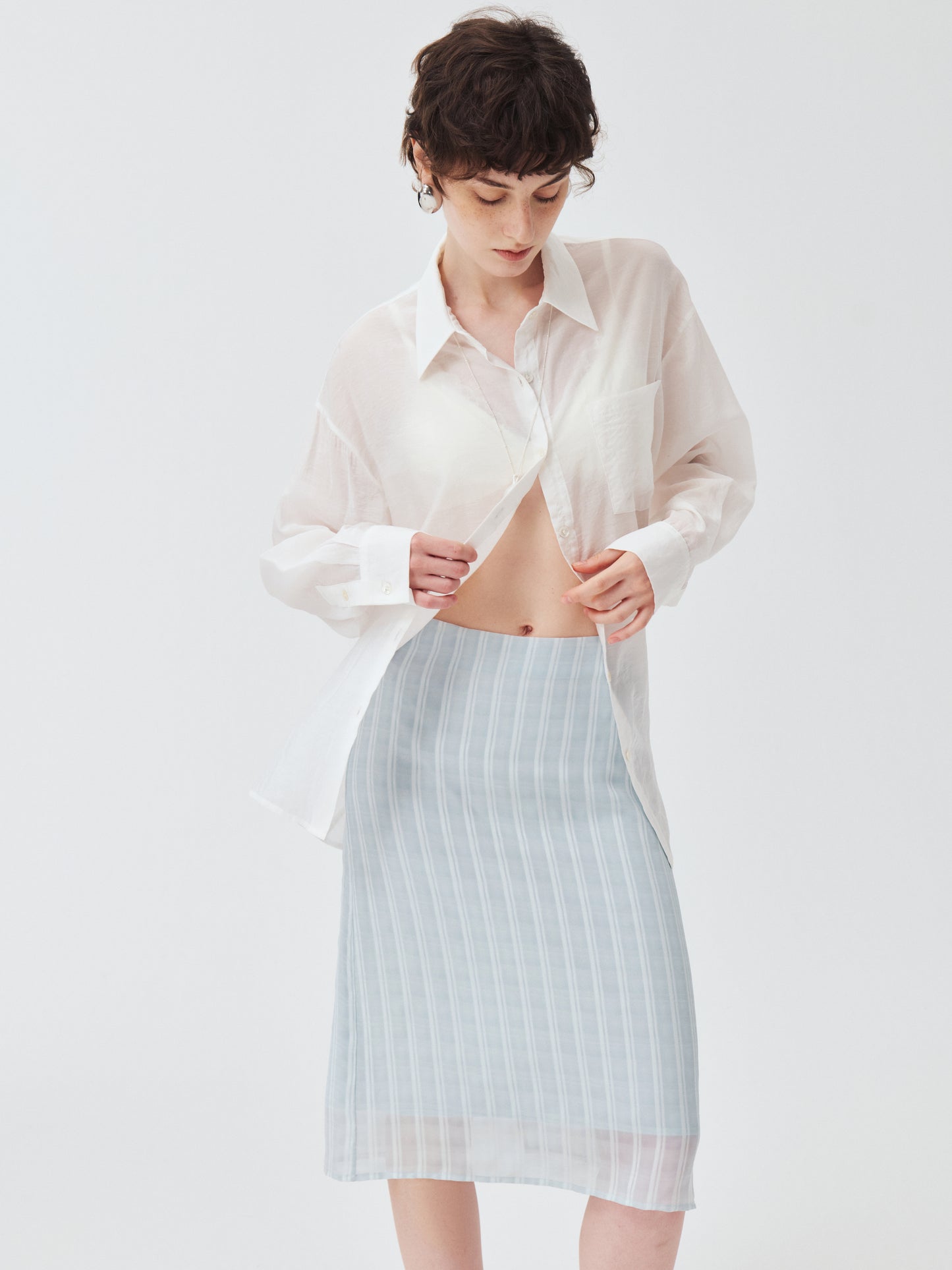 Vela Stripe Skirt