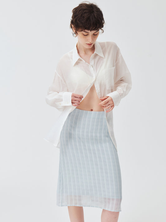 Vela Stripe Skirt