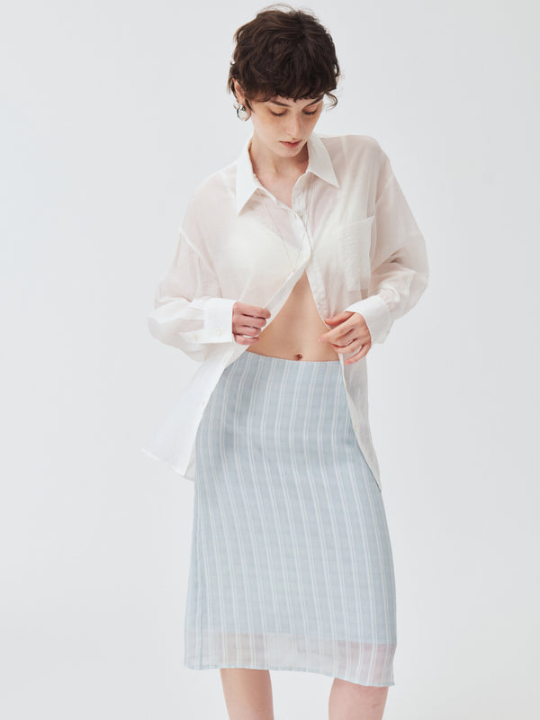 Vela Stripe Skirt