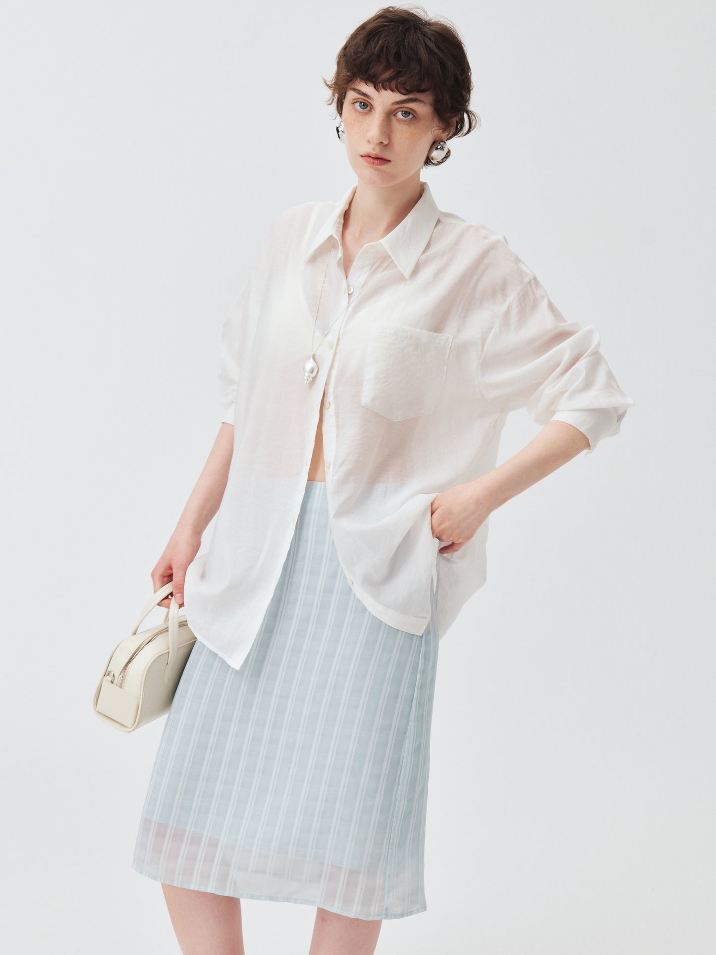 Vela Stripe Skirt
