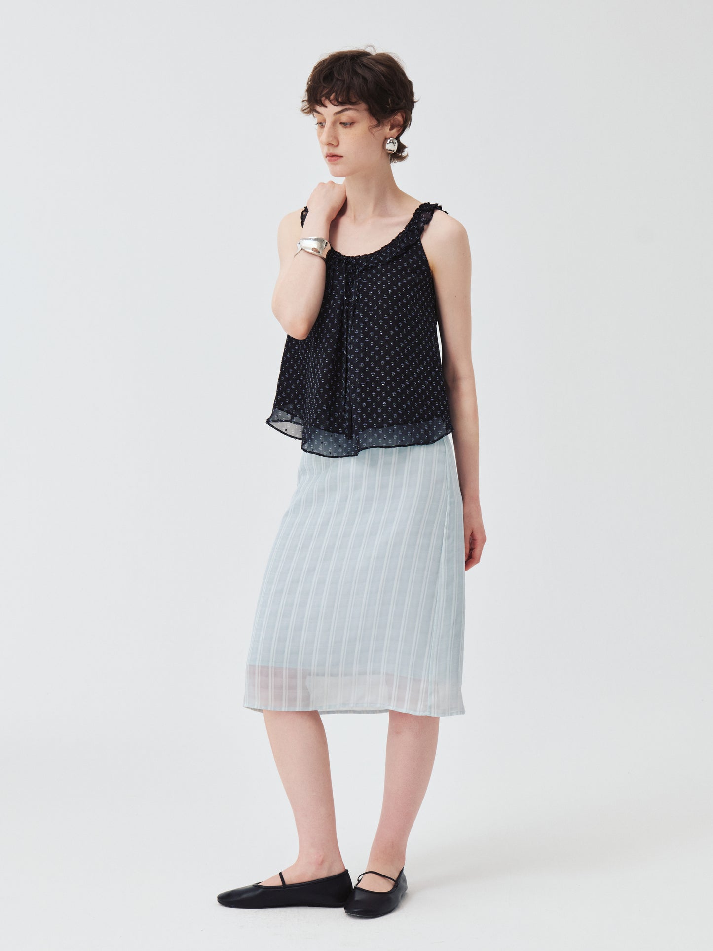Vela Stripe Skirt
