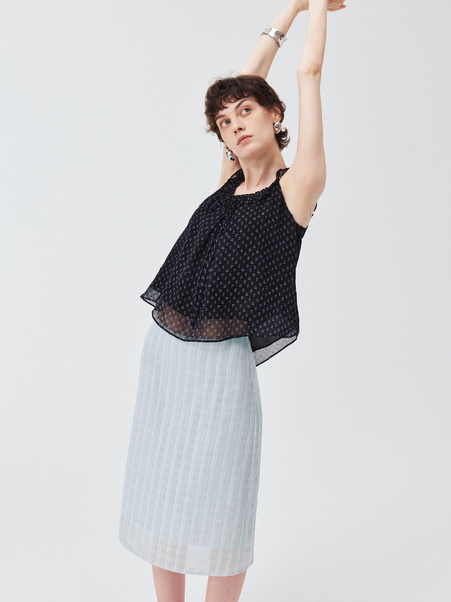 Vela Stripe Skirt