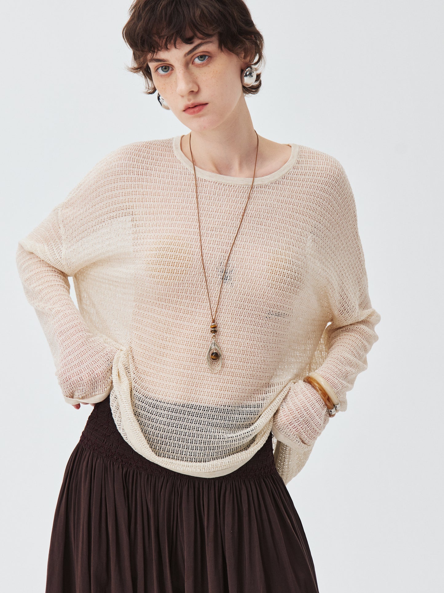 Aro Mesh Pullover