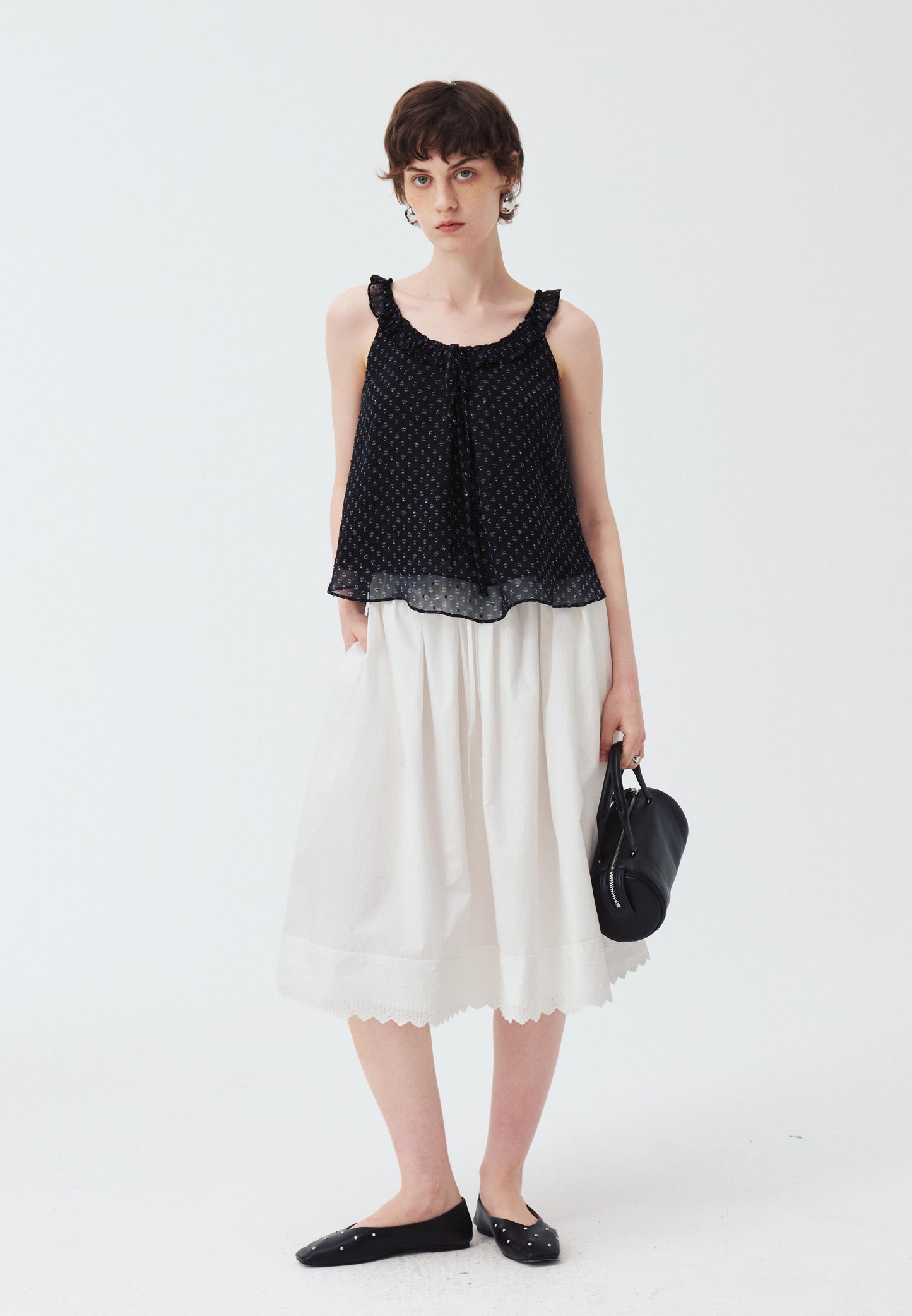 Elara Eyelet Skirt