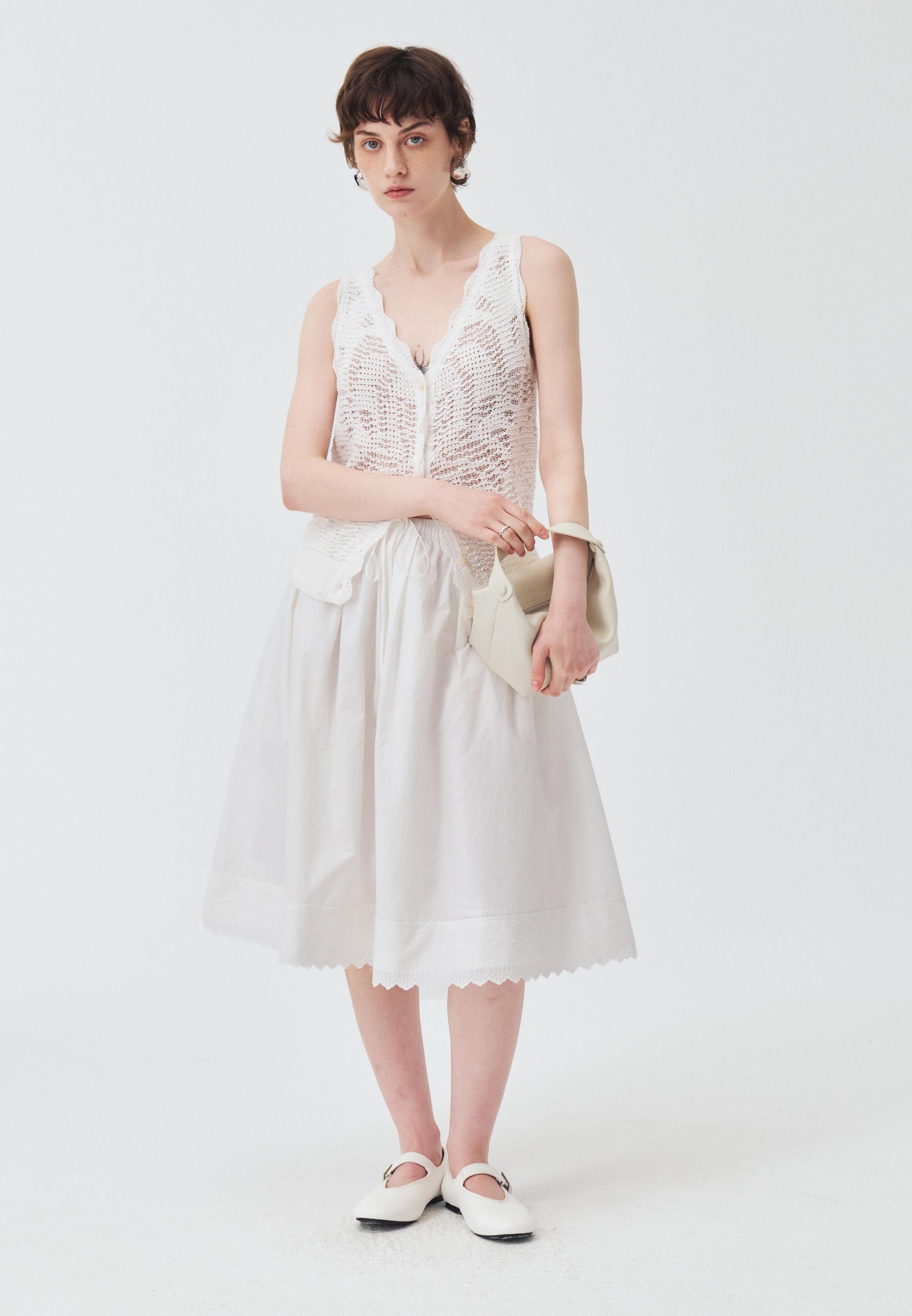 Elara Eyelet Skirt