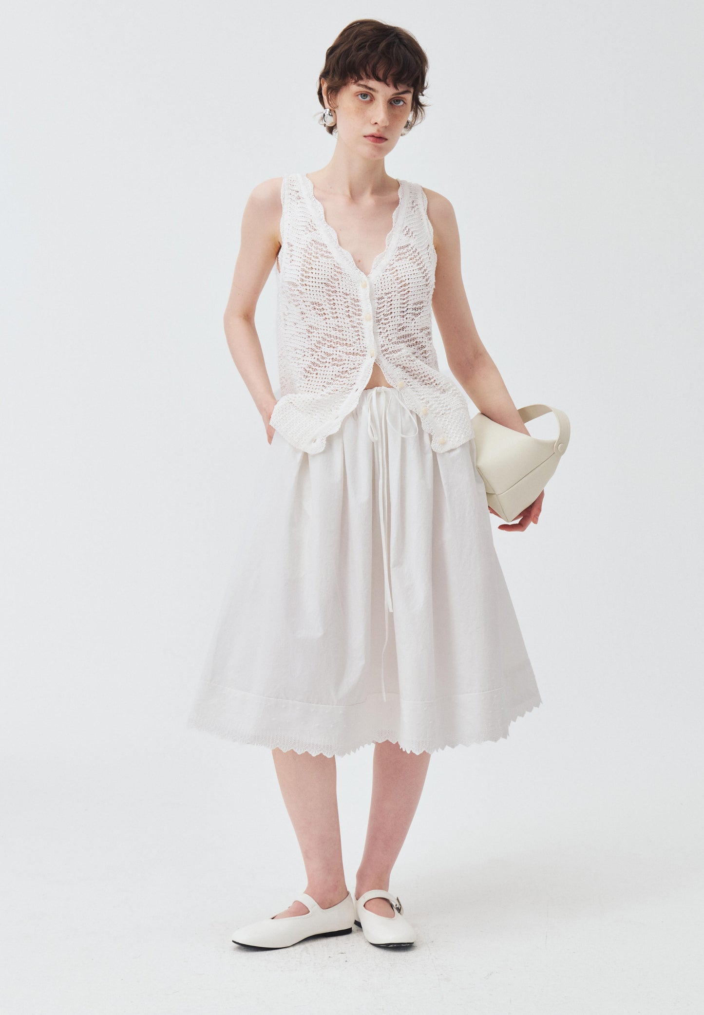 Elara Eyelet Skirt