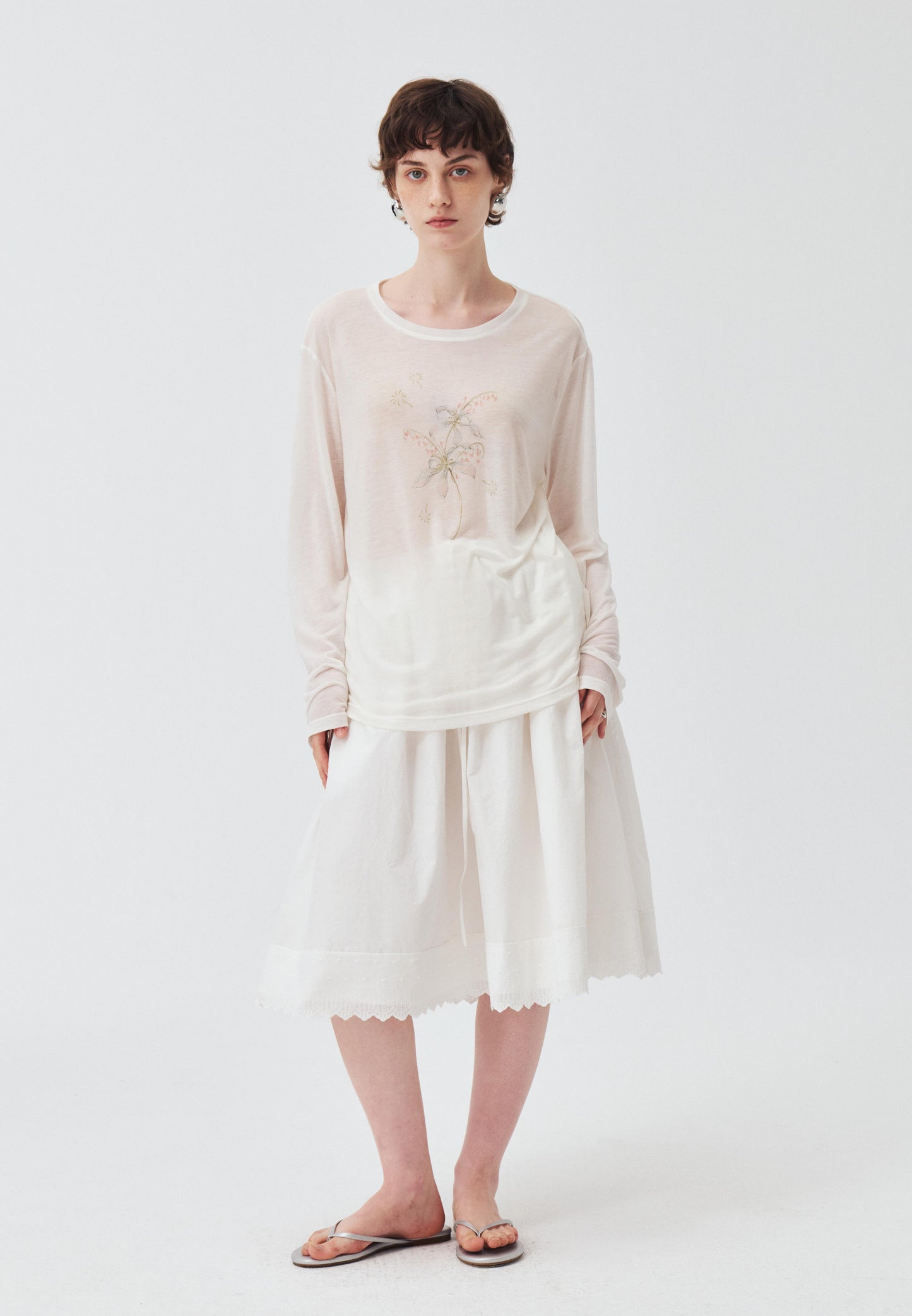 Elara Eyelet Skirt
