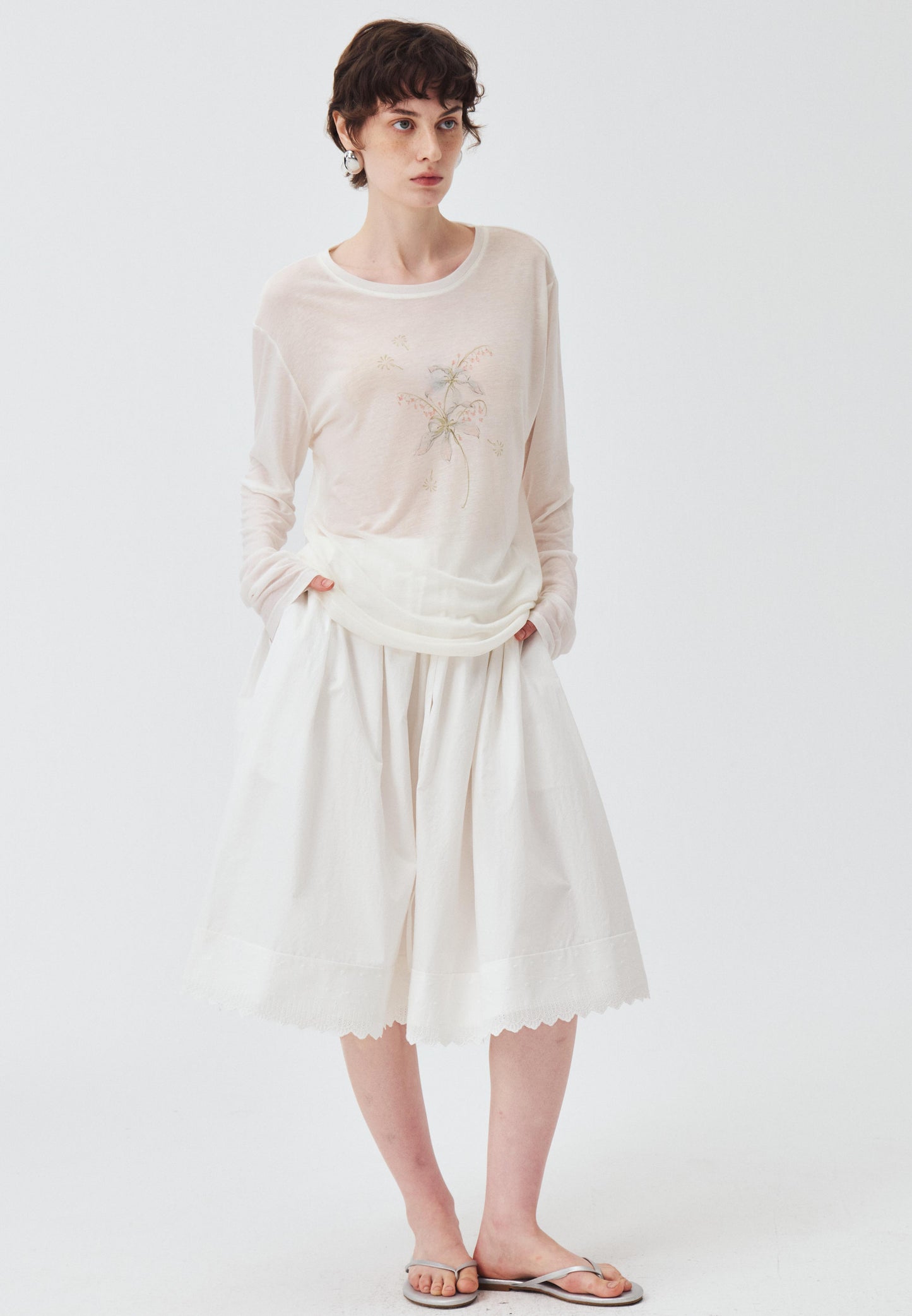 Elara Eyelet Skirt