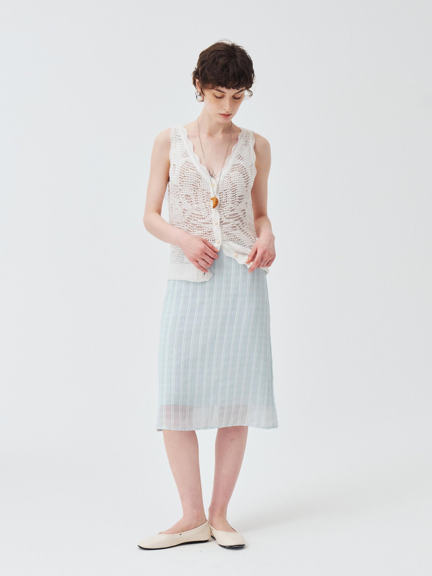 Vela Stripe Skirt