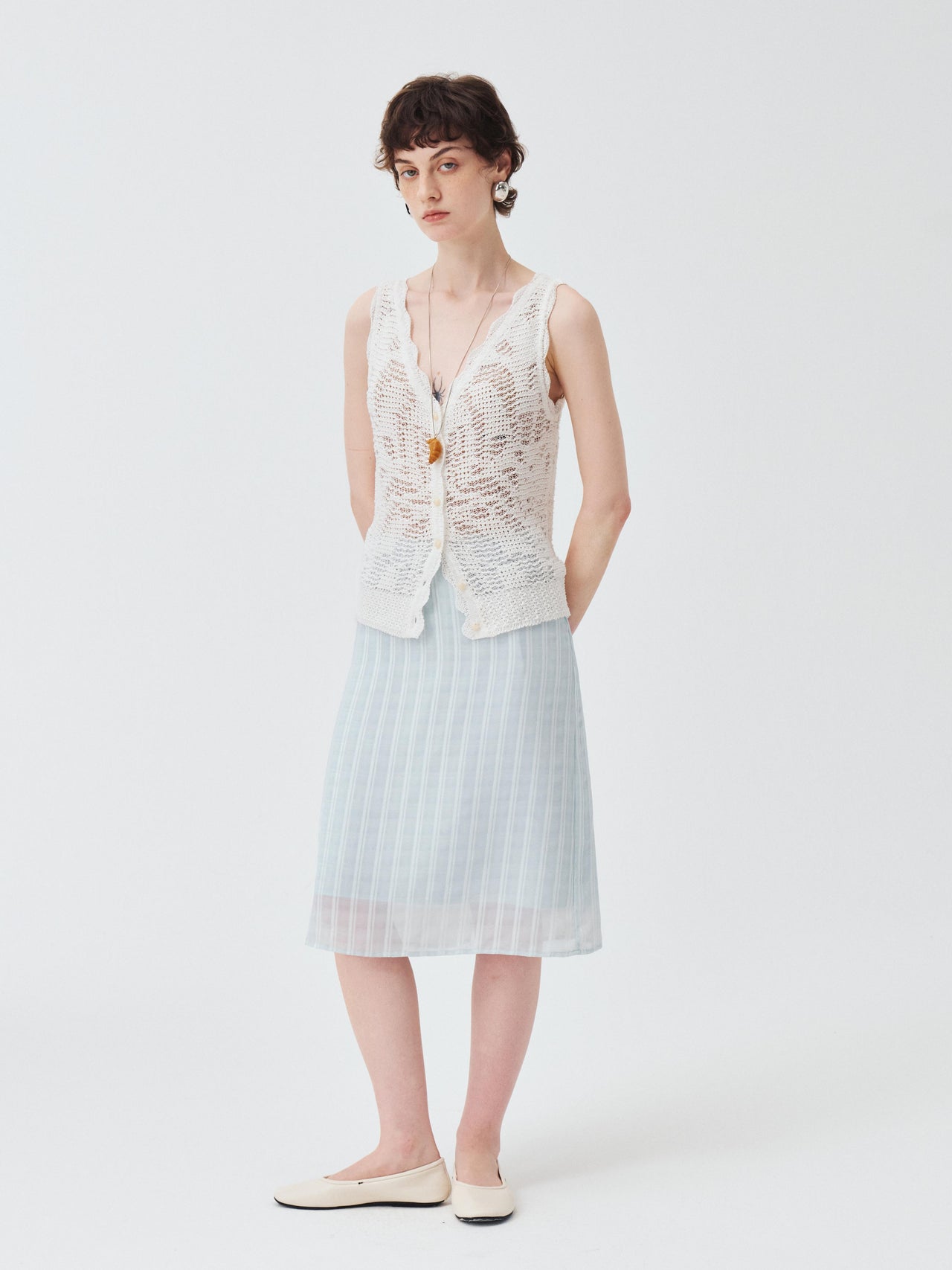 Vela Stripe Skirt