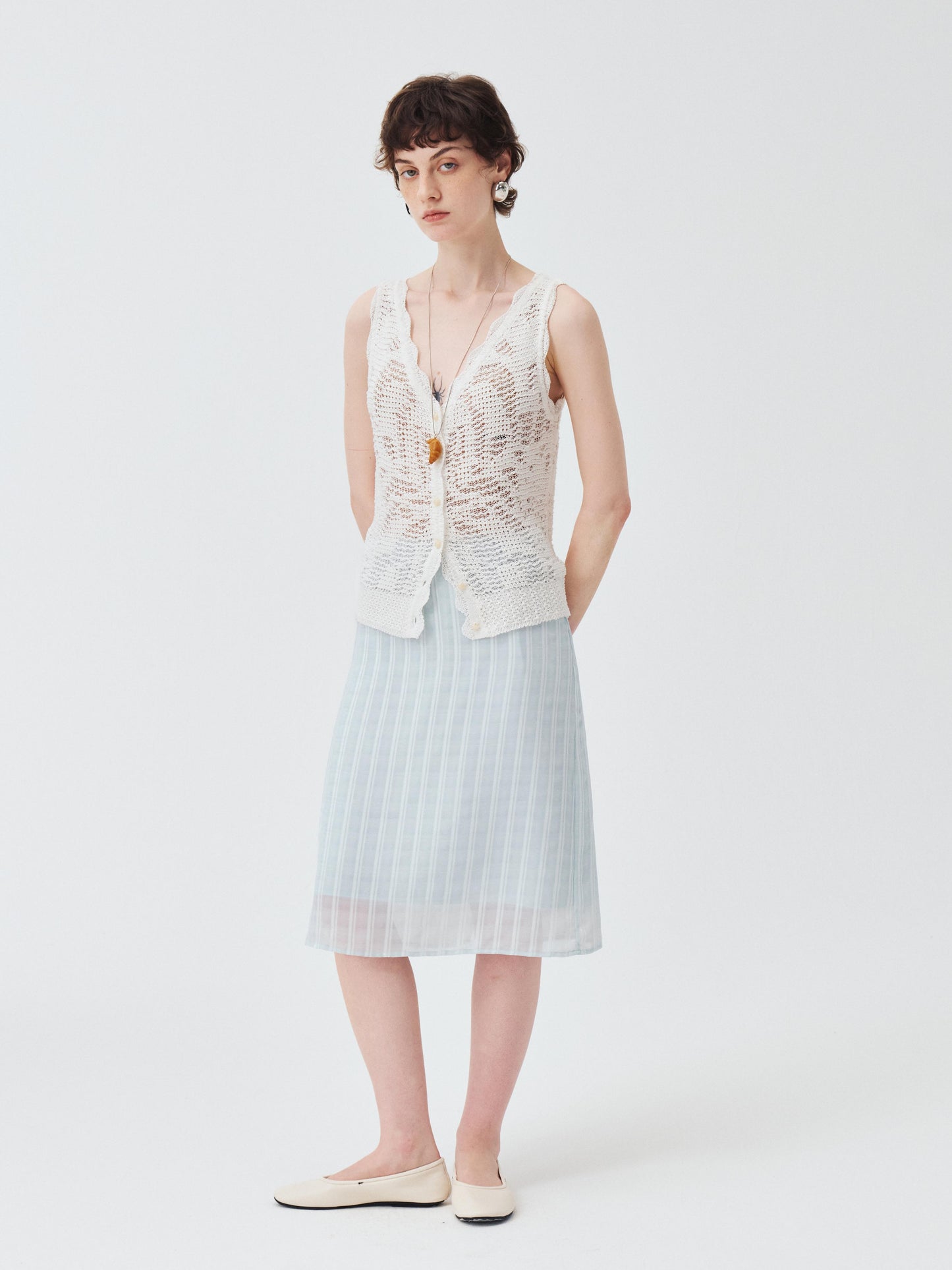 Vela Stripe Skirt