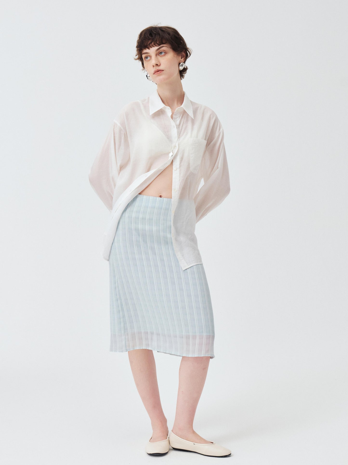 Vela Stripe Skirt