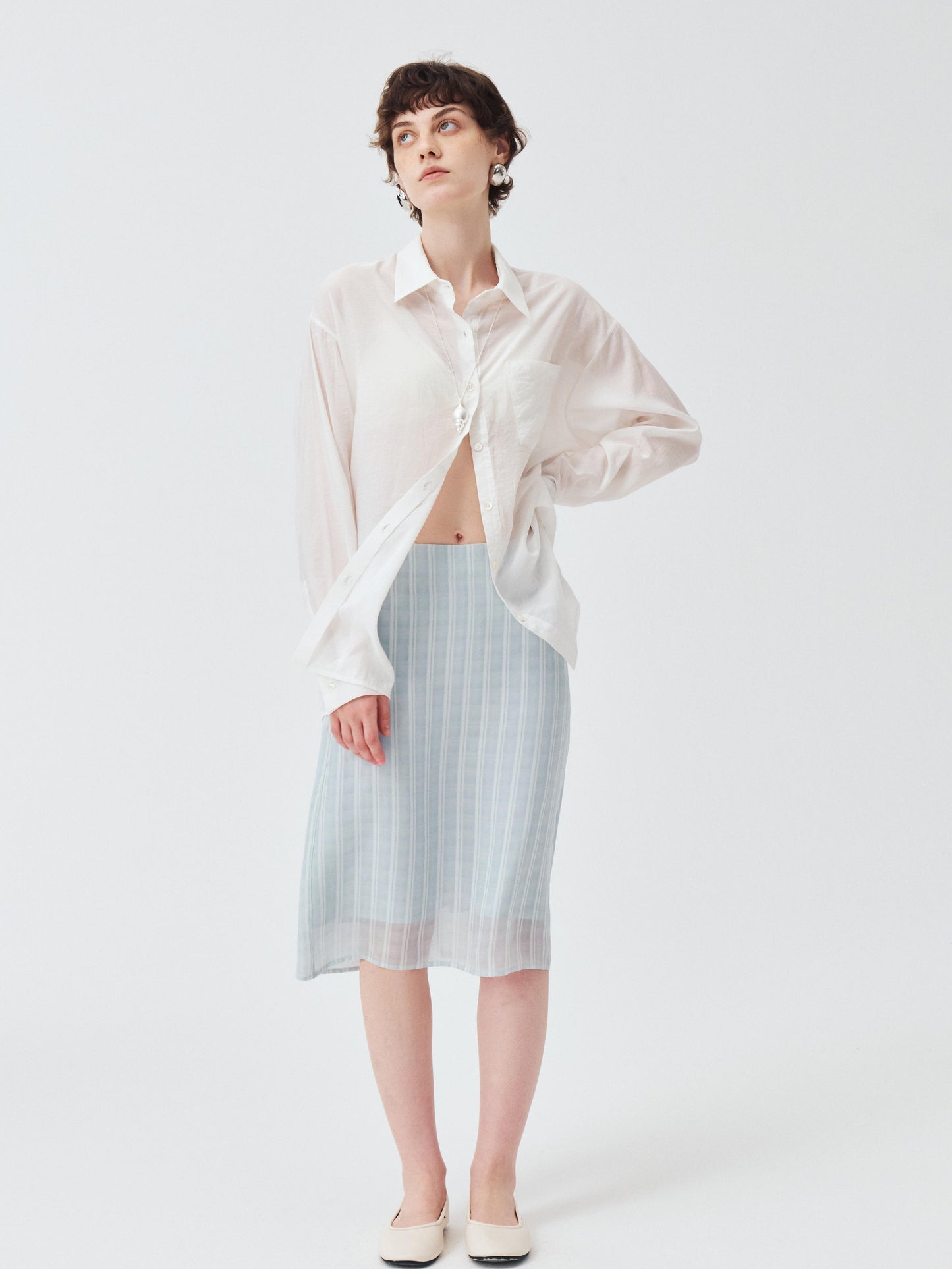 Vela Stripe Skirt