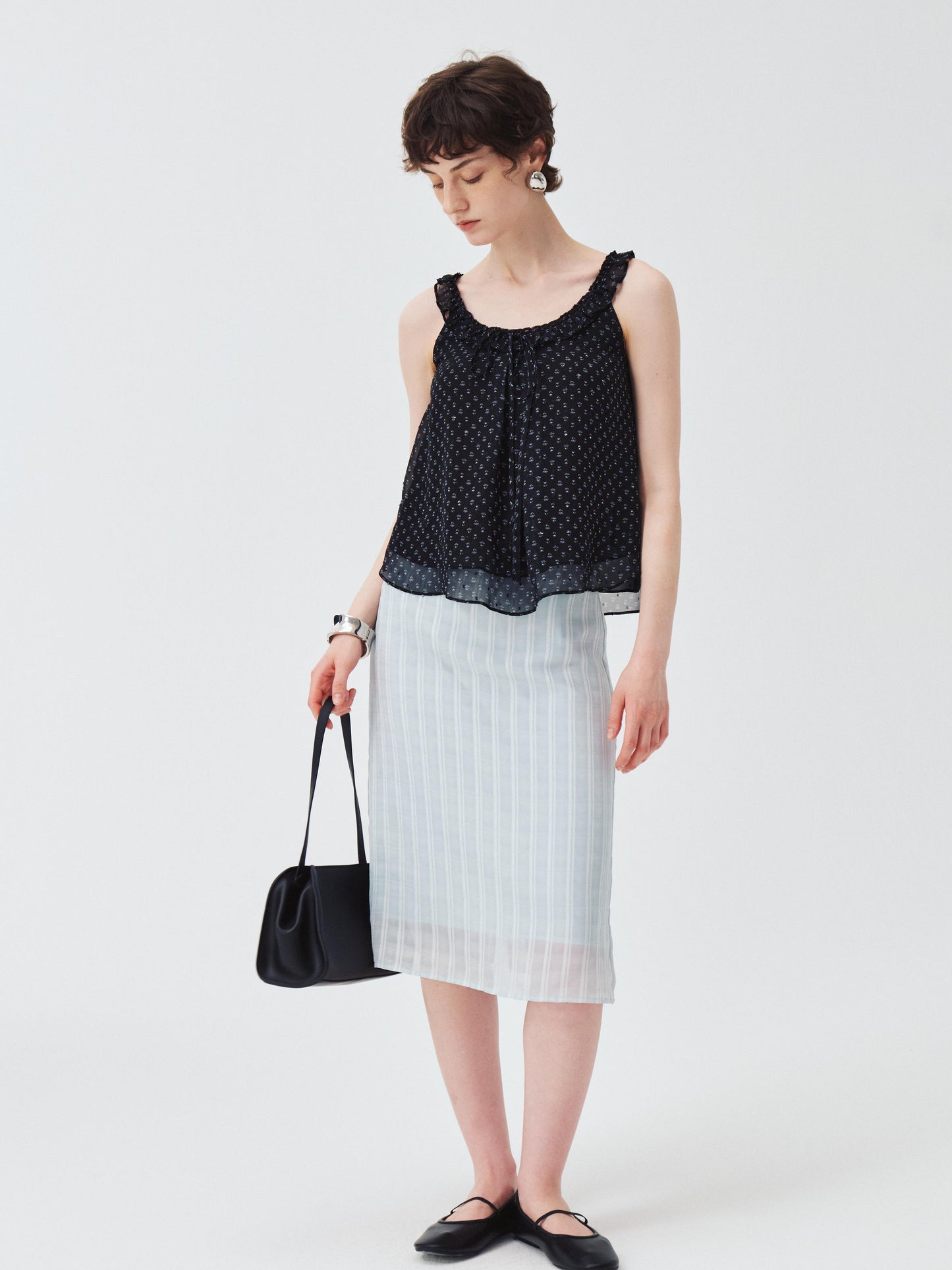 Vela Stripe Skirt