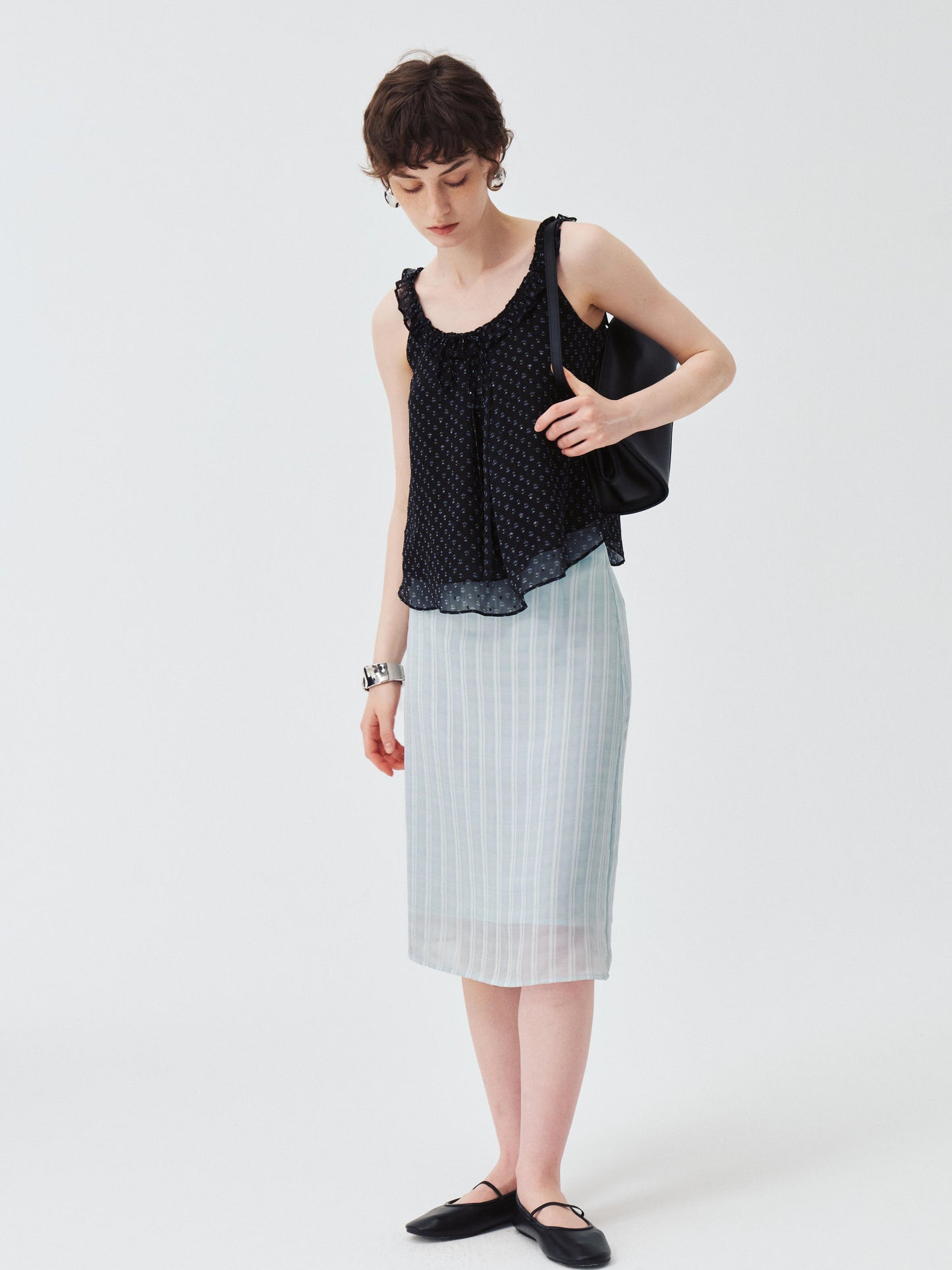 Vela Stripe Skirt