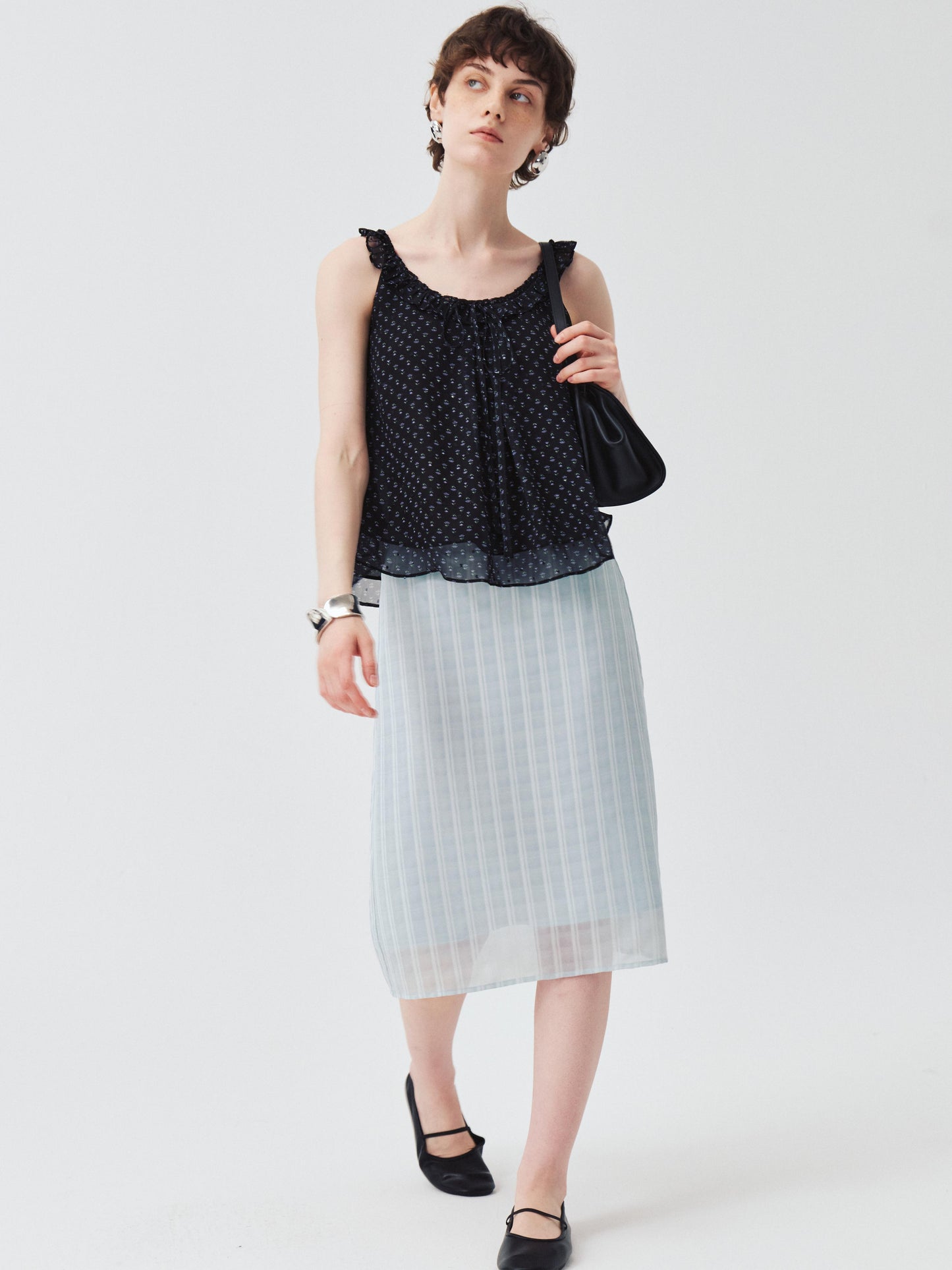 Vela Stripe Skirt