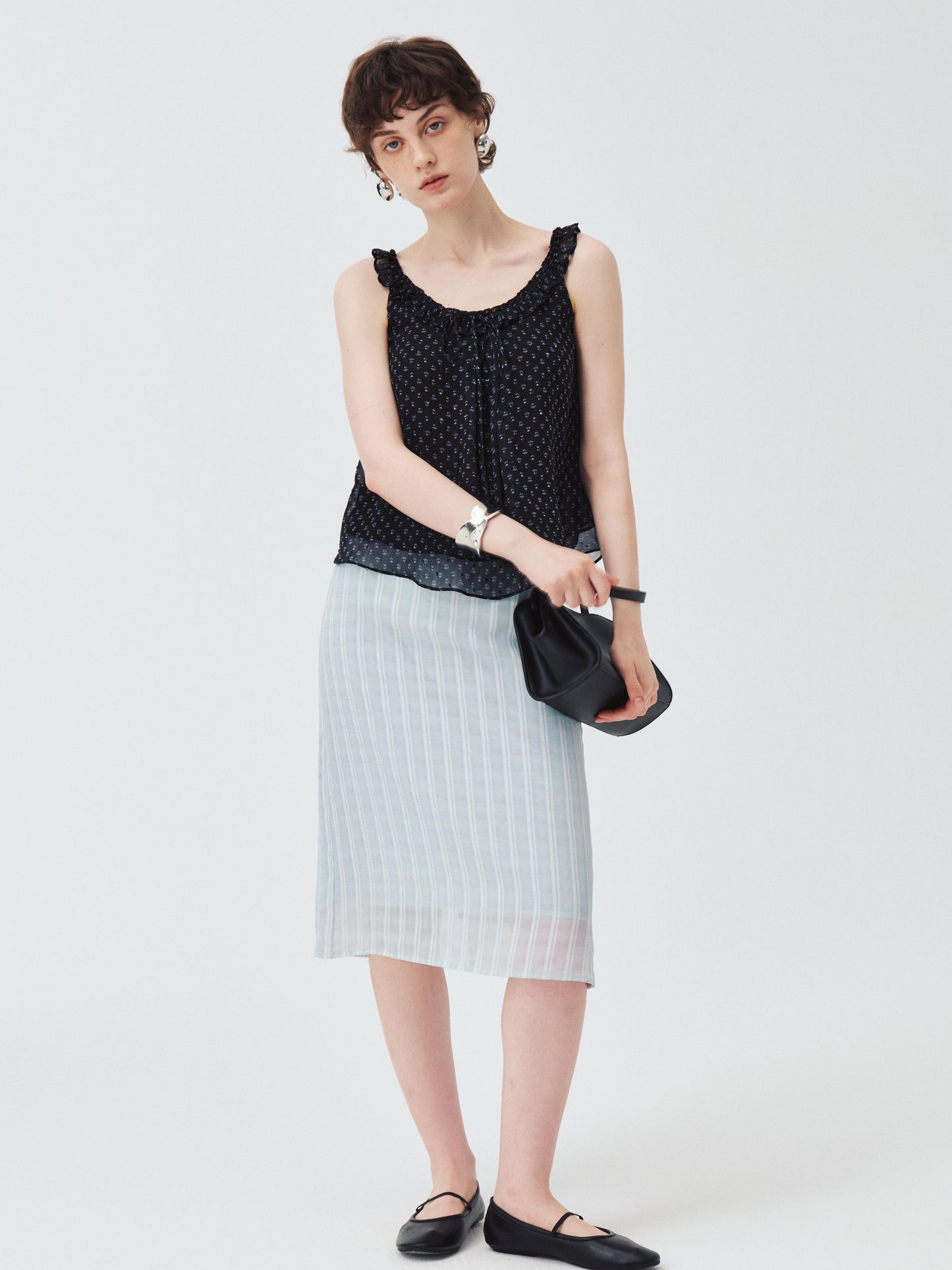 Vela Stripe Skirt