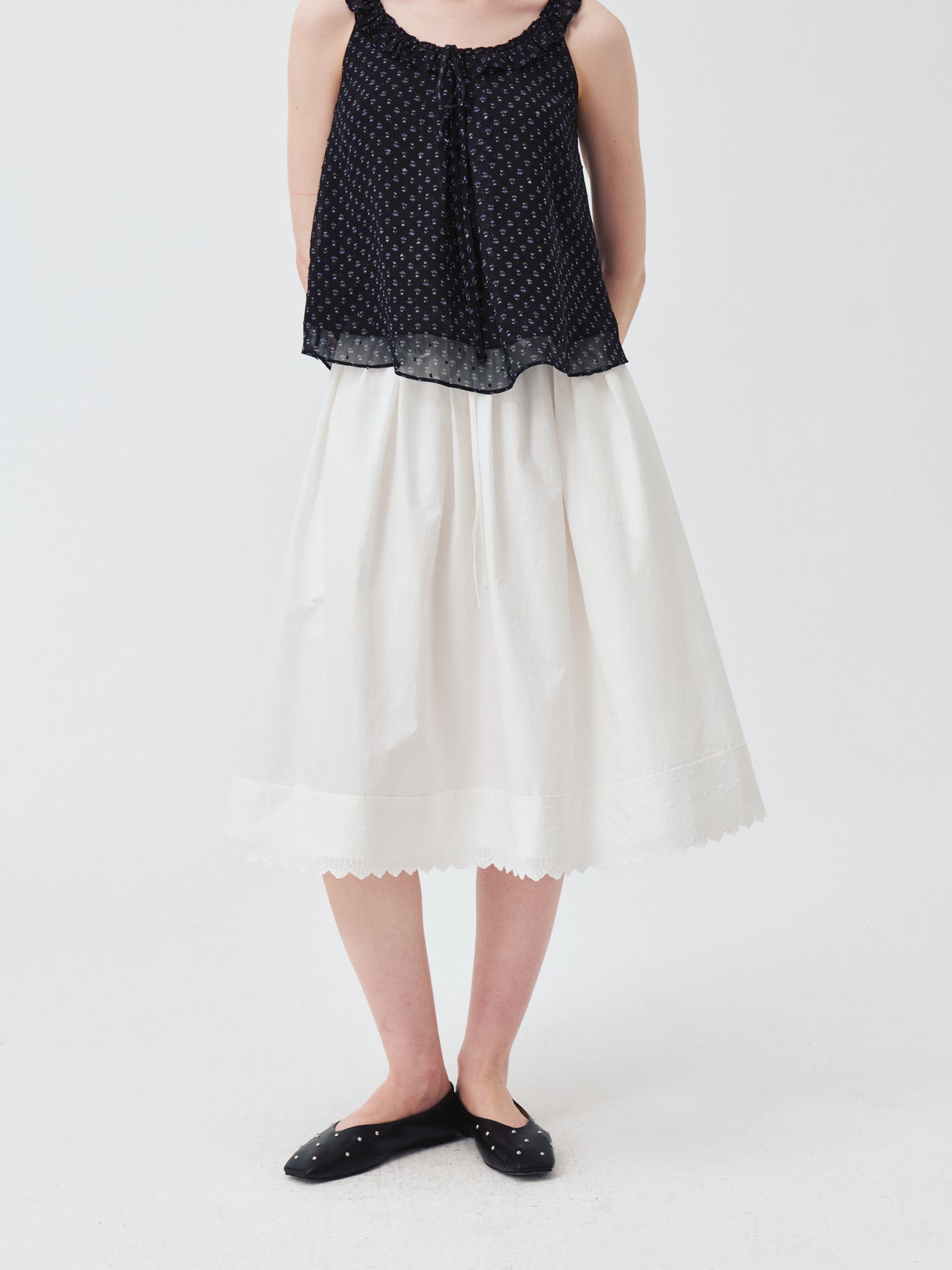 Elara Eyelet Skirt