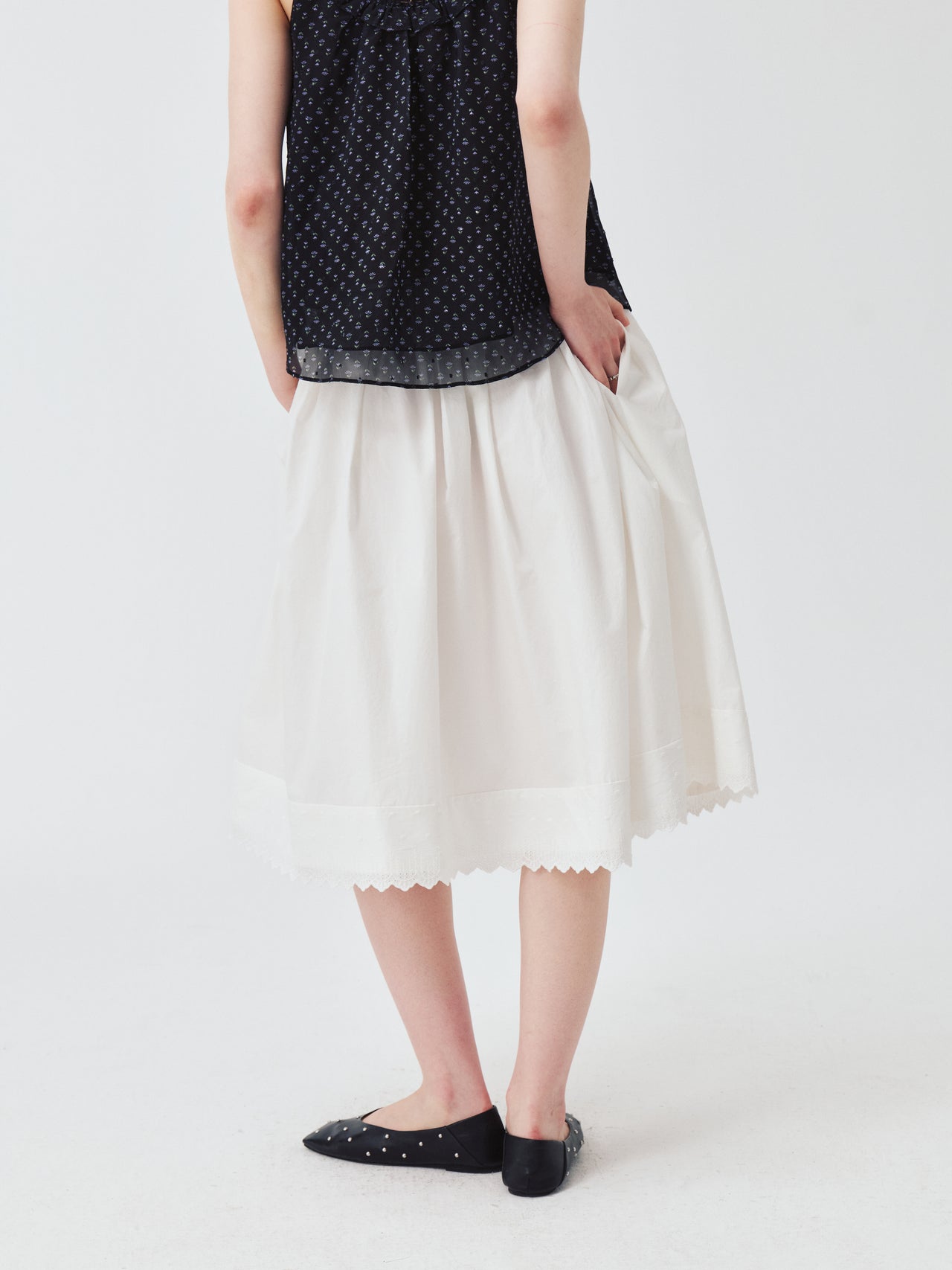 Elara Eyelet Skirt