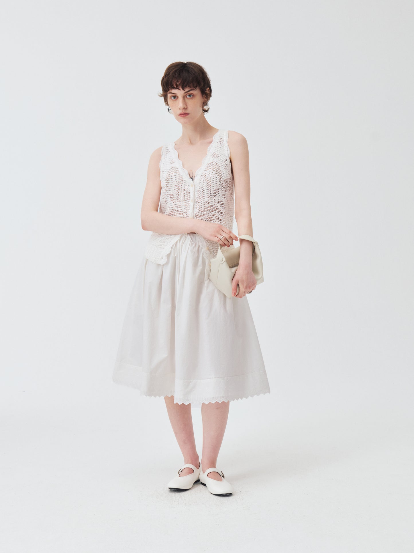 Elara Eyelet Skirt