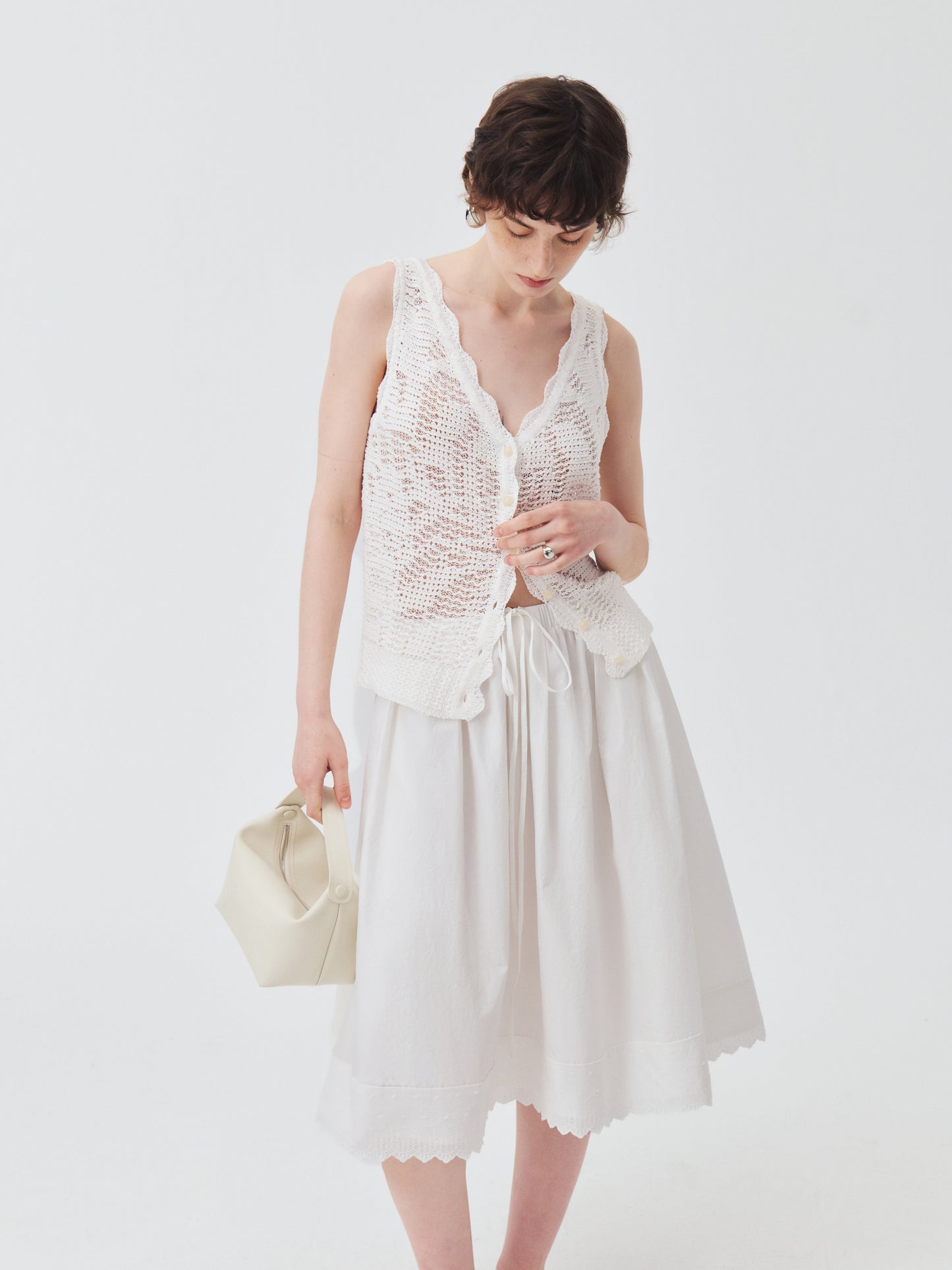 Elara Eyelet Skirt