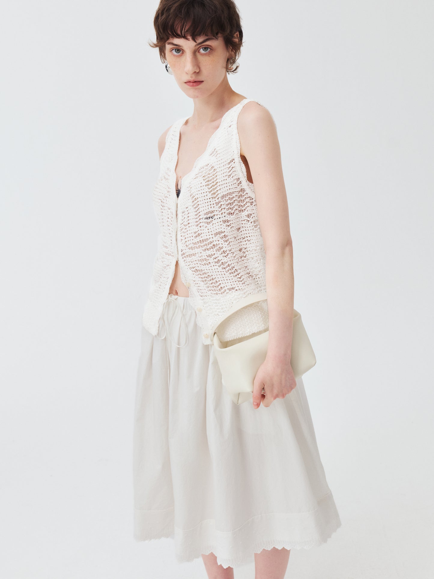 Elara Eyelet Skirt