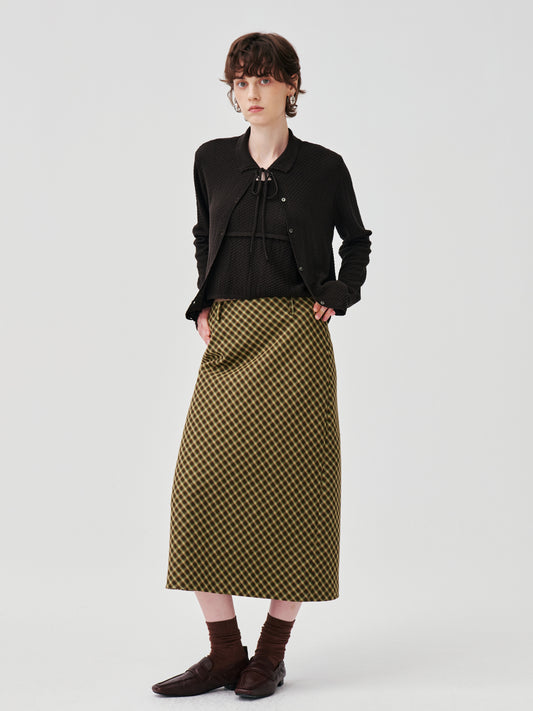 Serein Plaid Skirt