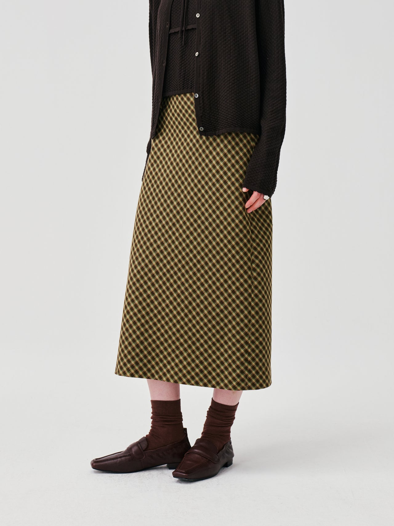 Serein Plaid Skirt