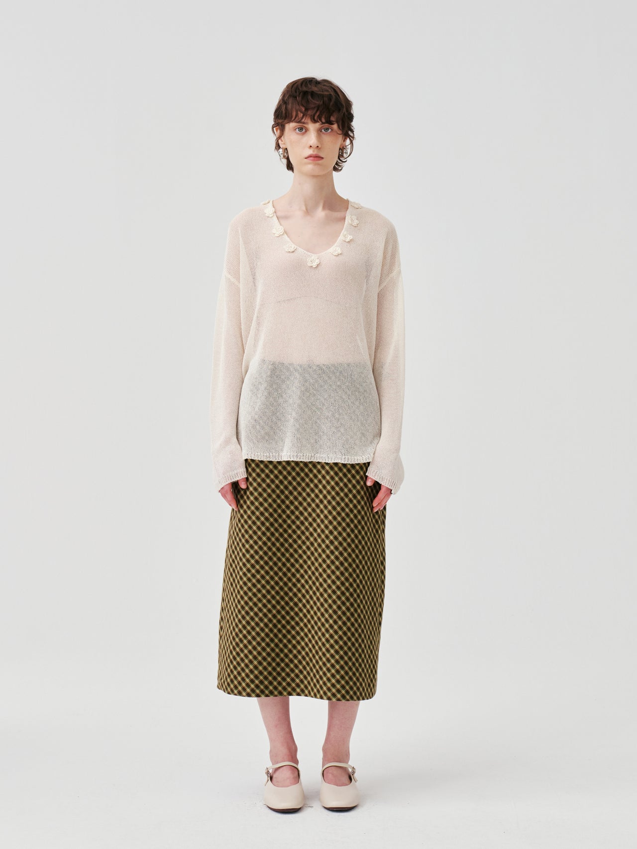 Serein Plaid Skirt