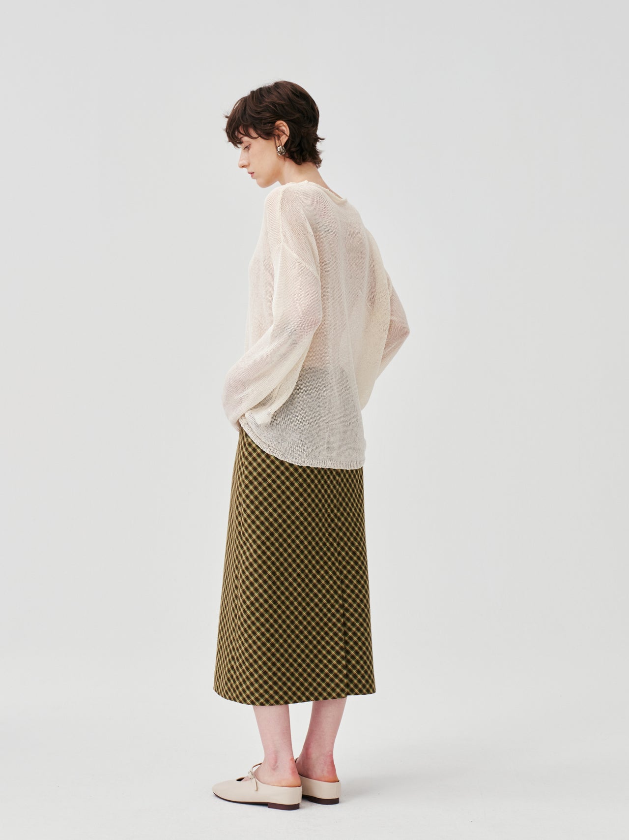 Serein Plaid Skirt