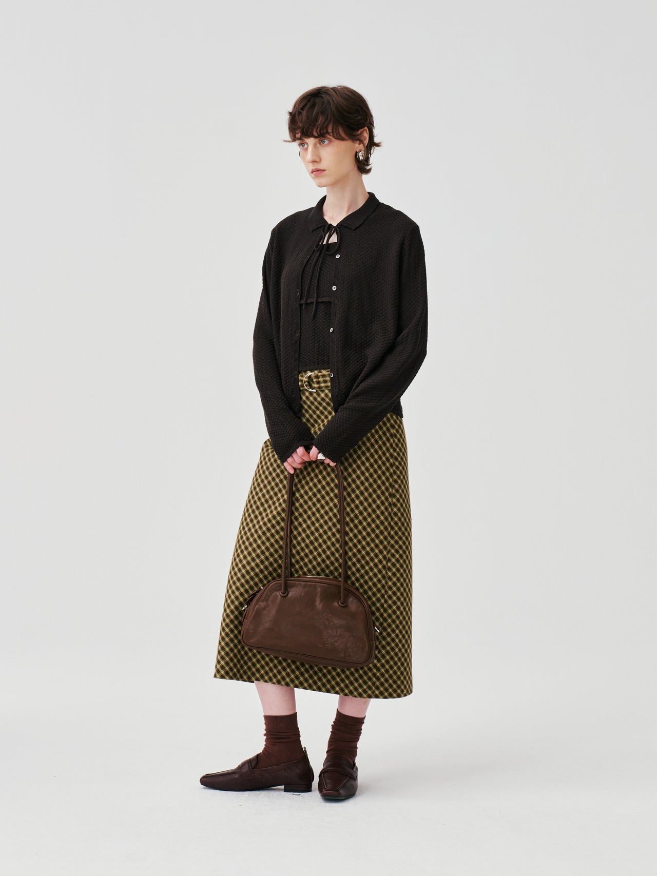 Serein Plaid Skirt