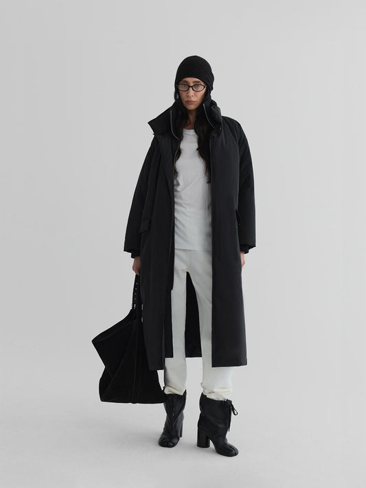 Lineup Rib-Collar Down Coat